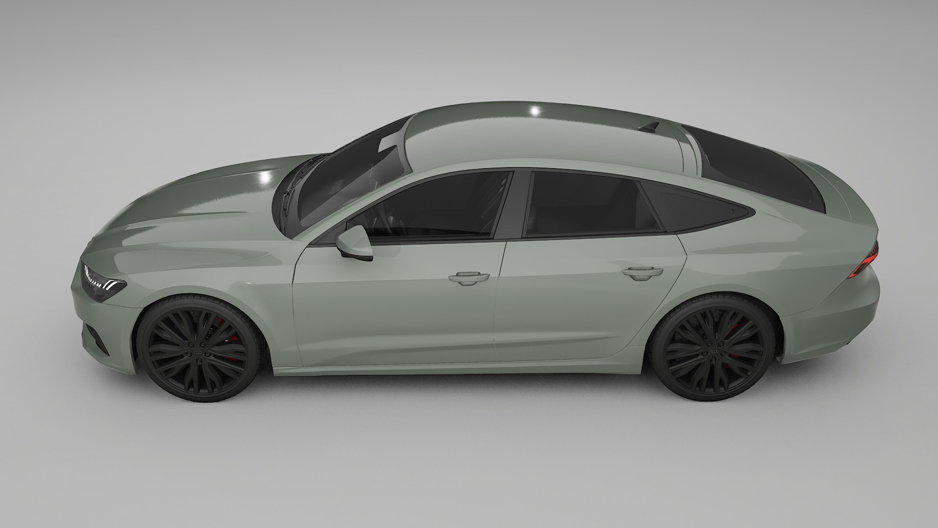 Audi A7 C8 Sportback prefacelift pre LCI Film de Protecție pentru Vopsea TPU | SLATE PPF cu Schimbare de Culoare – Kit Comple