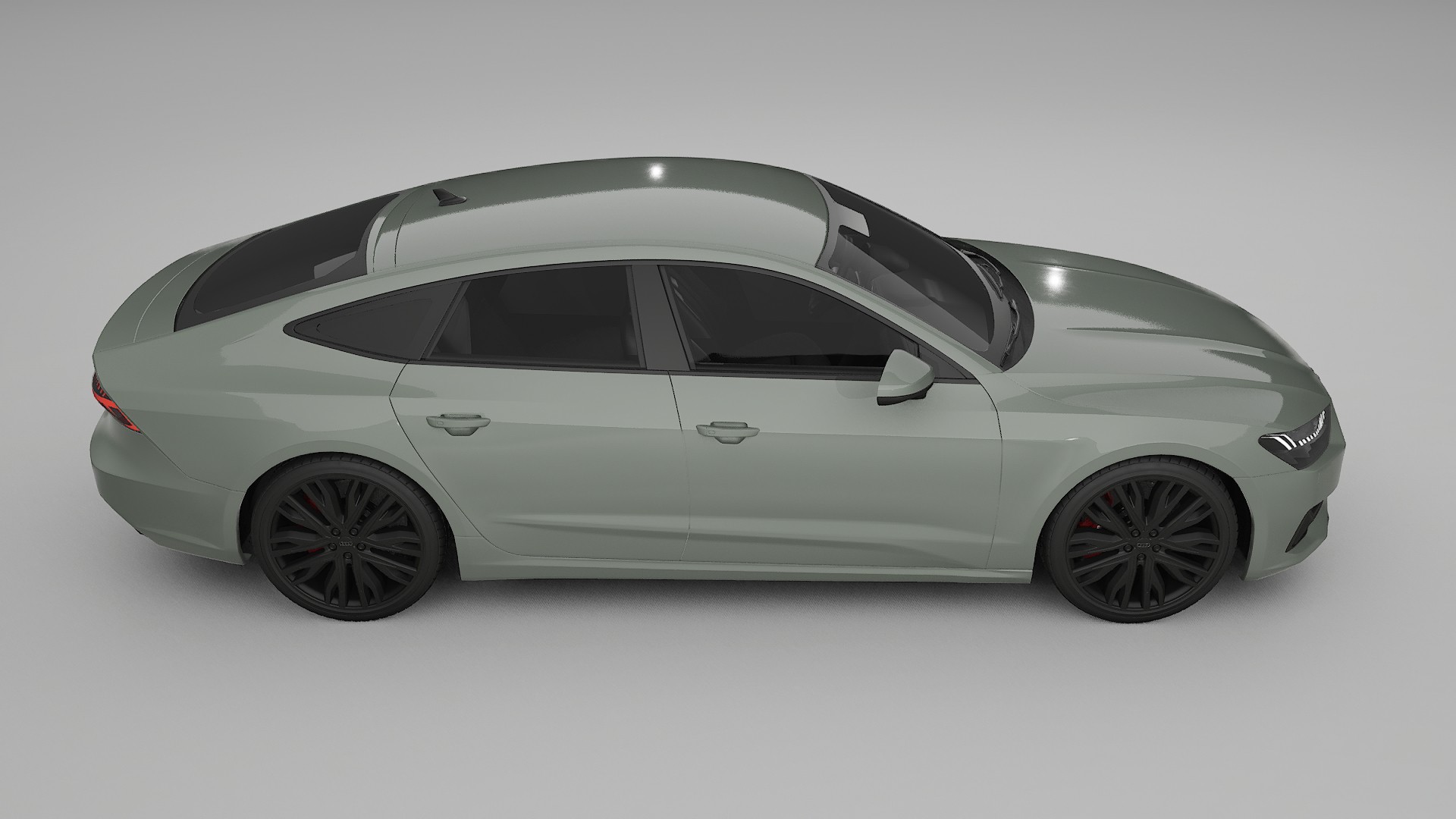 Audi A7 C8 Sportback prefacelift pre LCI Film de Protecție pentru Vopsea TPU | SLATE PPF cu Schimbare de Culoare – Kit Comple