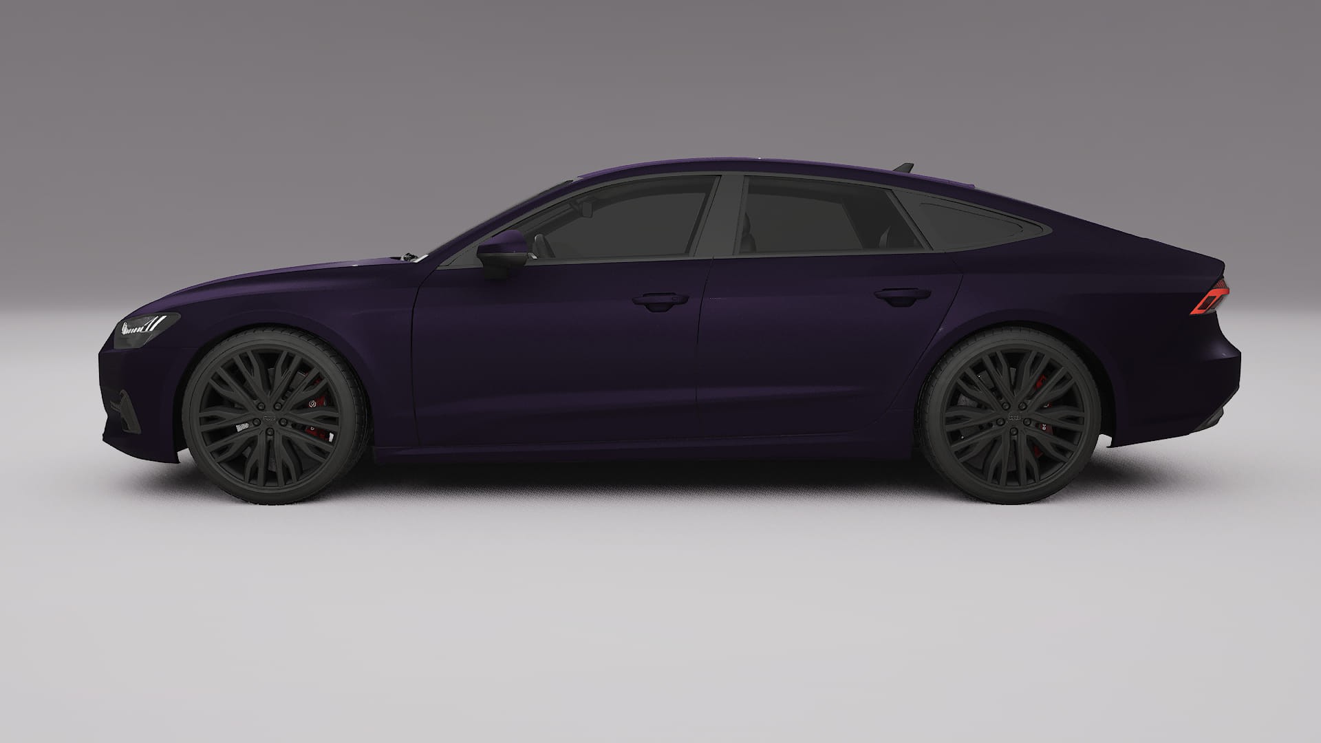 Audi A7 C8 Sportback prefacelift pre LCI Film de Protecție pentru Vopsea TPU | VIOLET PPF cu Schimbare de Culoare – Kit Compl