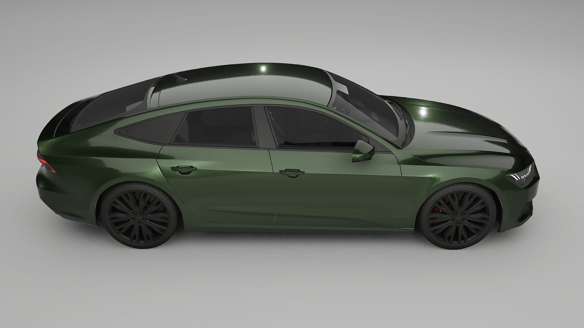 Audi A7 C8 Sportback prefacelift pre LCI Film de Protecție pentru Vopsea TPU | LAGOON PPF cu Schimbare de Culoare – Kit Compl