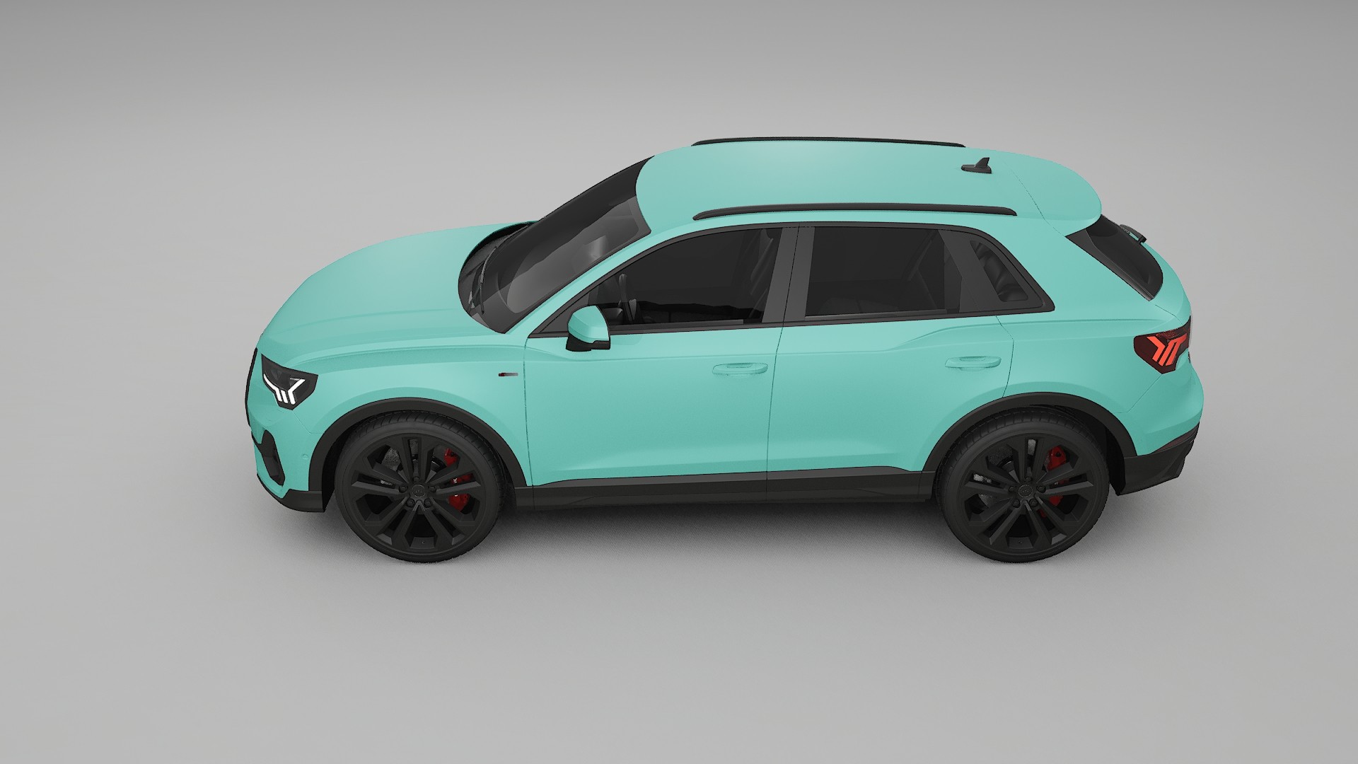 Audi Q3 S Line F3 Film de Protecție pentru Vopsea TPU | FROST PPF cu Schimbare de Culoare – Kit Complet Predecupat