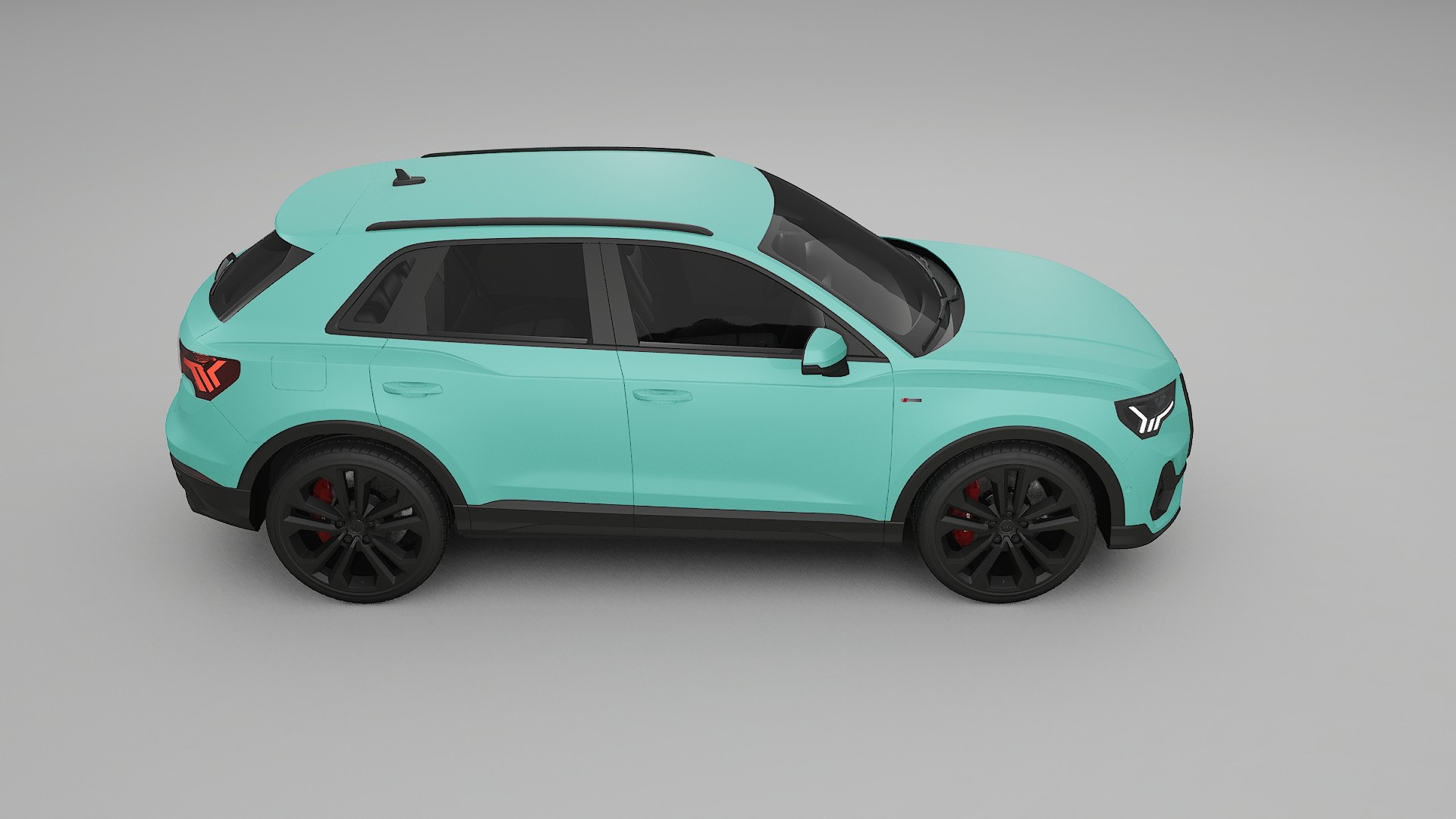 Audi Q3 S Line F3 Film de Protecție pentru Vopsea TPU | FROST PPF cu Schimbare de Culoare – Kit Complet Predecupat