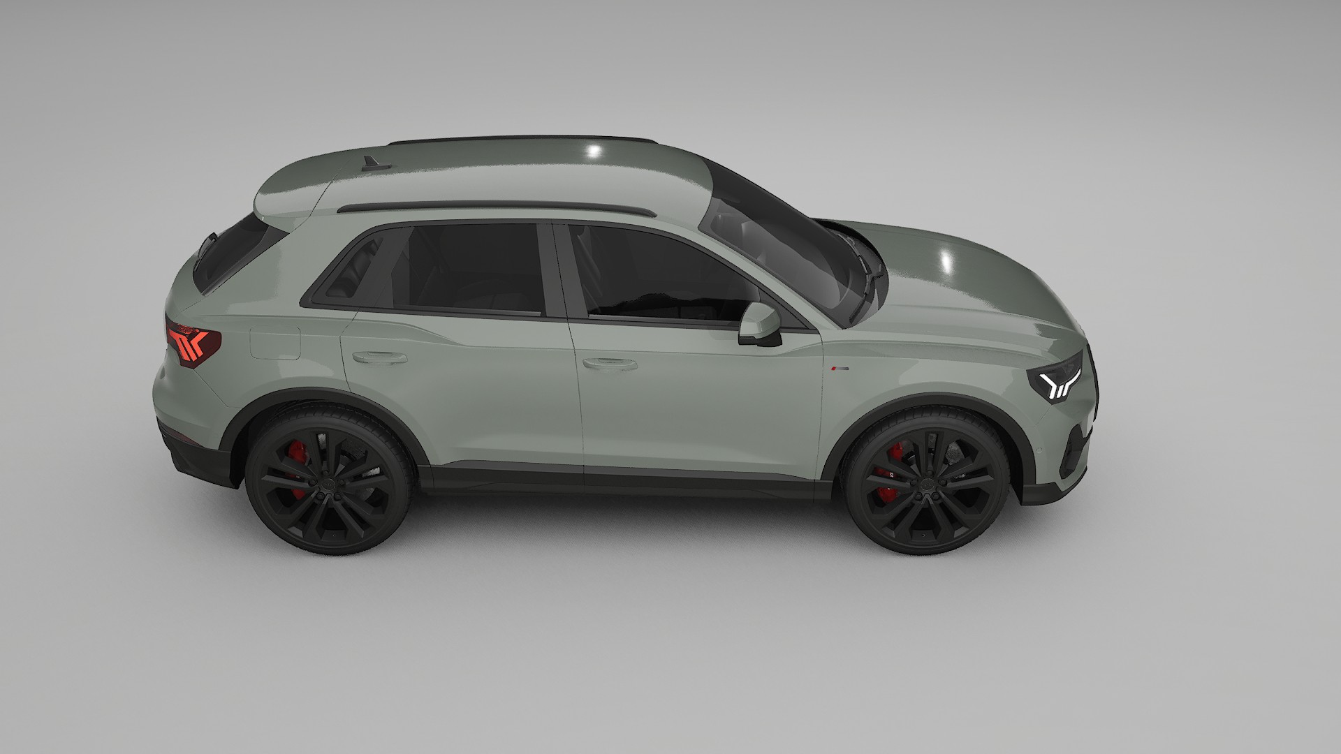 Audi Q3 S Line F3 Film de Protecție pentru Vopsea TPU | SLATE PPF cu Schimbare de Culoare – Kit Complet Predecupat