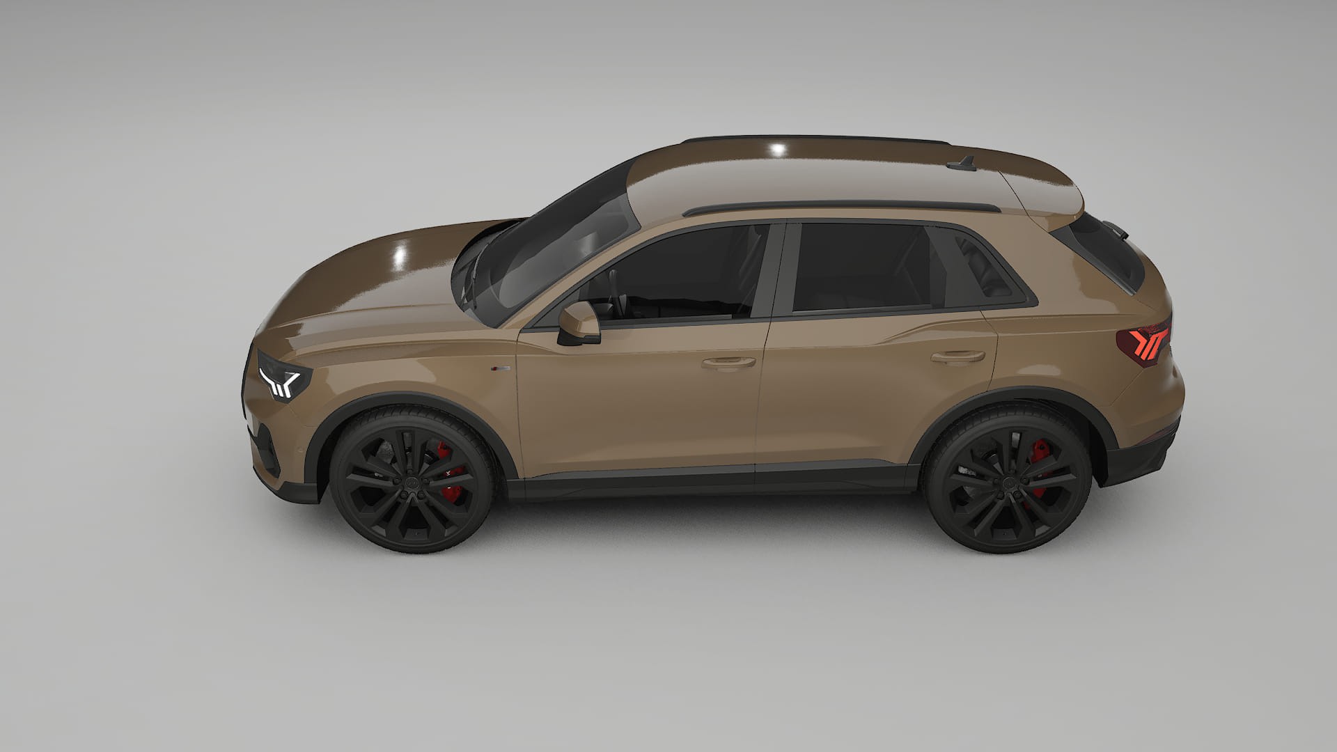 Audi Q3 S Line F3 Film de Protecție pentru Vopsea TPU | SAHARA PPF cu Schimbare de Culoare – Kit Complet Predecupat