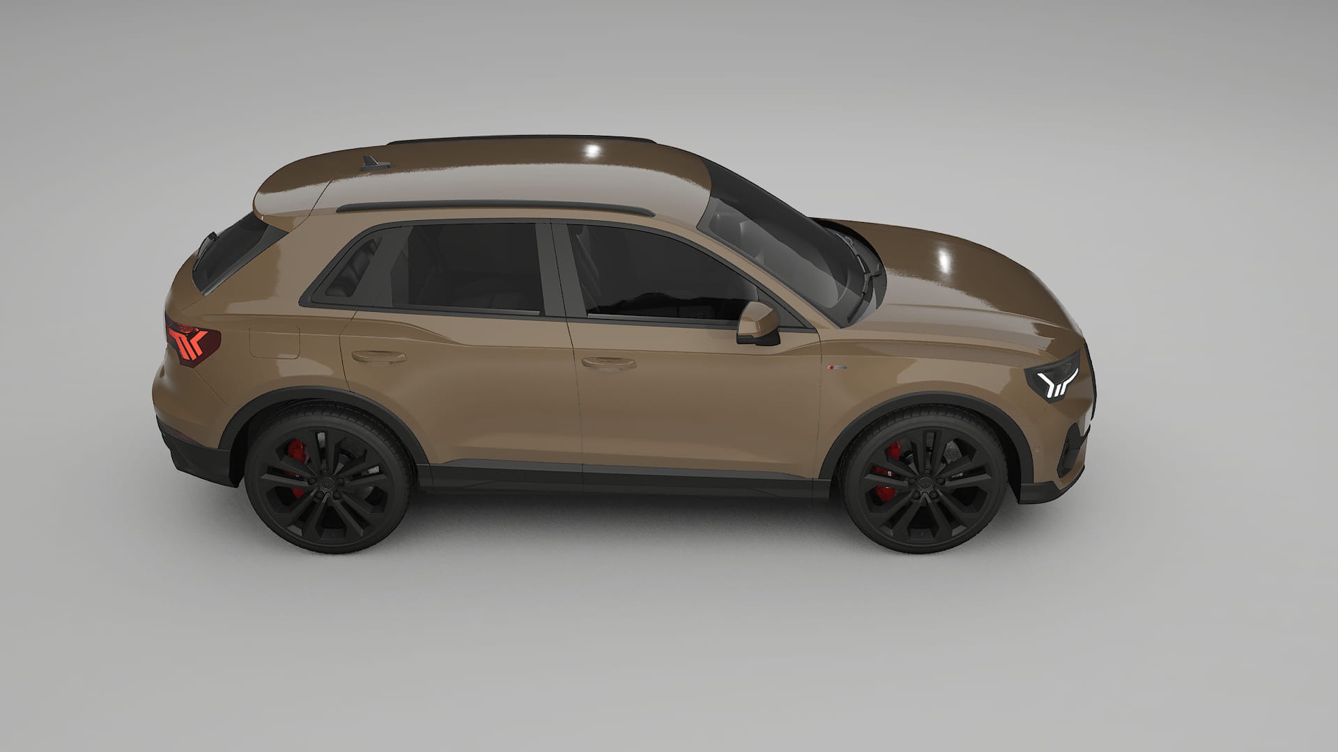 Audi Q3 S Line F3 Film de Protecție pentru Vopsea TPU | SAHARA PPF cu Schimbare de Culoare – Kit Complet Predecupat