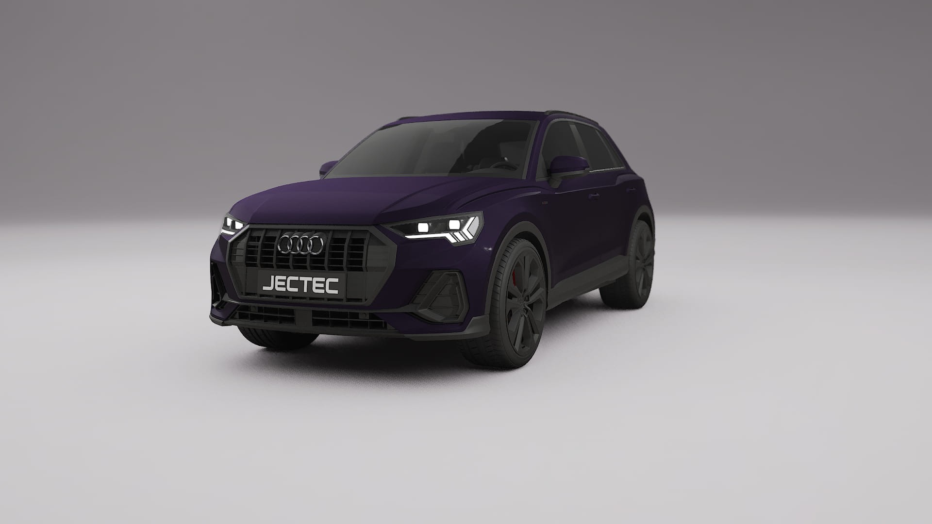 Audi Q3 S Line F3 Film de Protecție pentru Vopsea TPU | VIOLET PPF cu Schimbare de Culoare – Kit Complet Predecupat