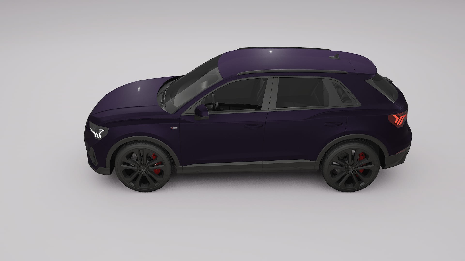 Audi Q3 S Line F3 Film de Protecție pentru Vopsea TPU | VIOLET PPF cu Schimbare de Culoare – Kit Complet Predecupat