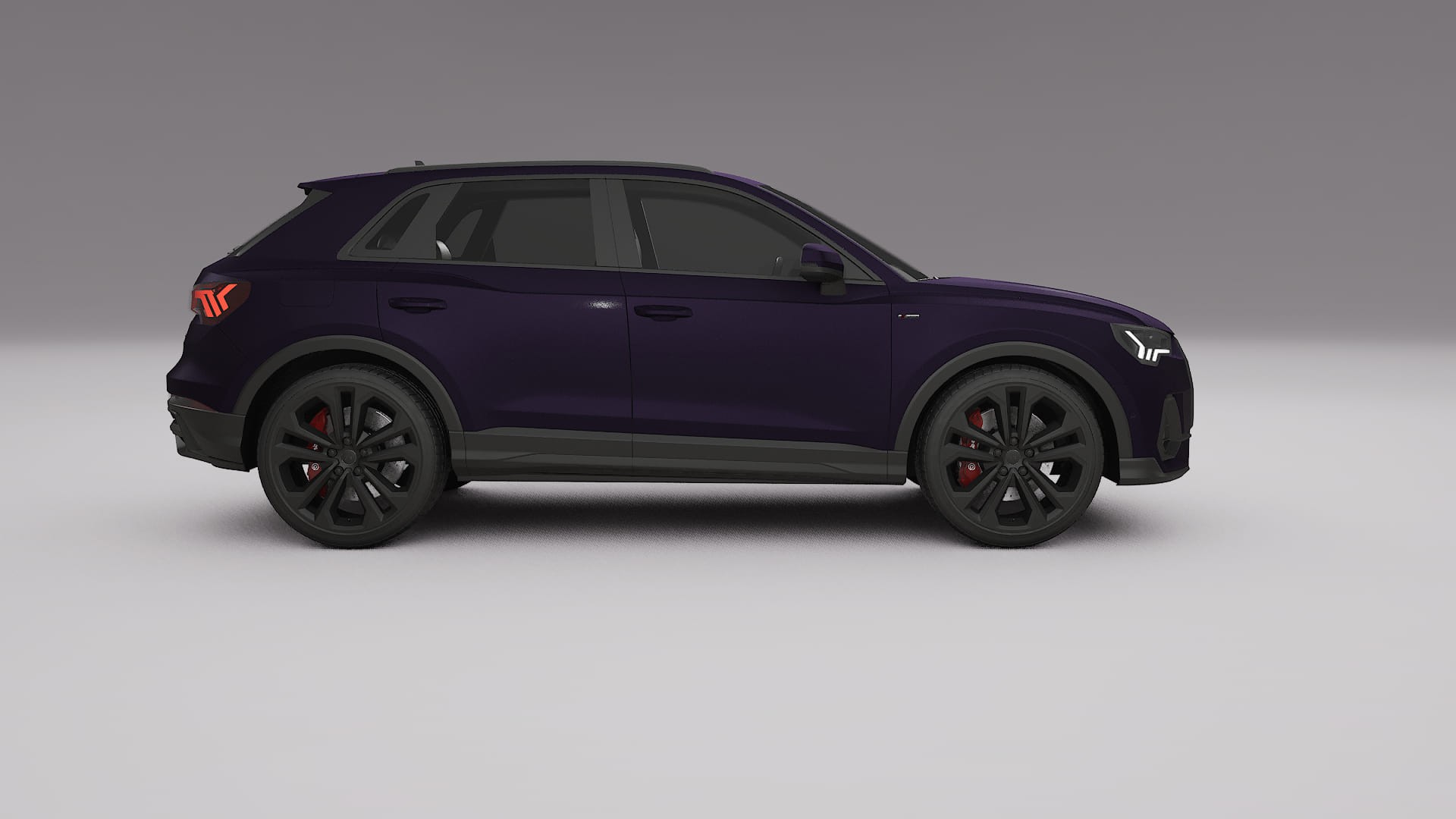 Audi Q3 S Line F3 Film de Protecție pentru Vopsea TPU | VIOLET PPF cu Schimbare de Culoare – Kit Complet Predecupat