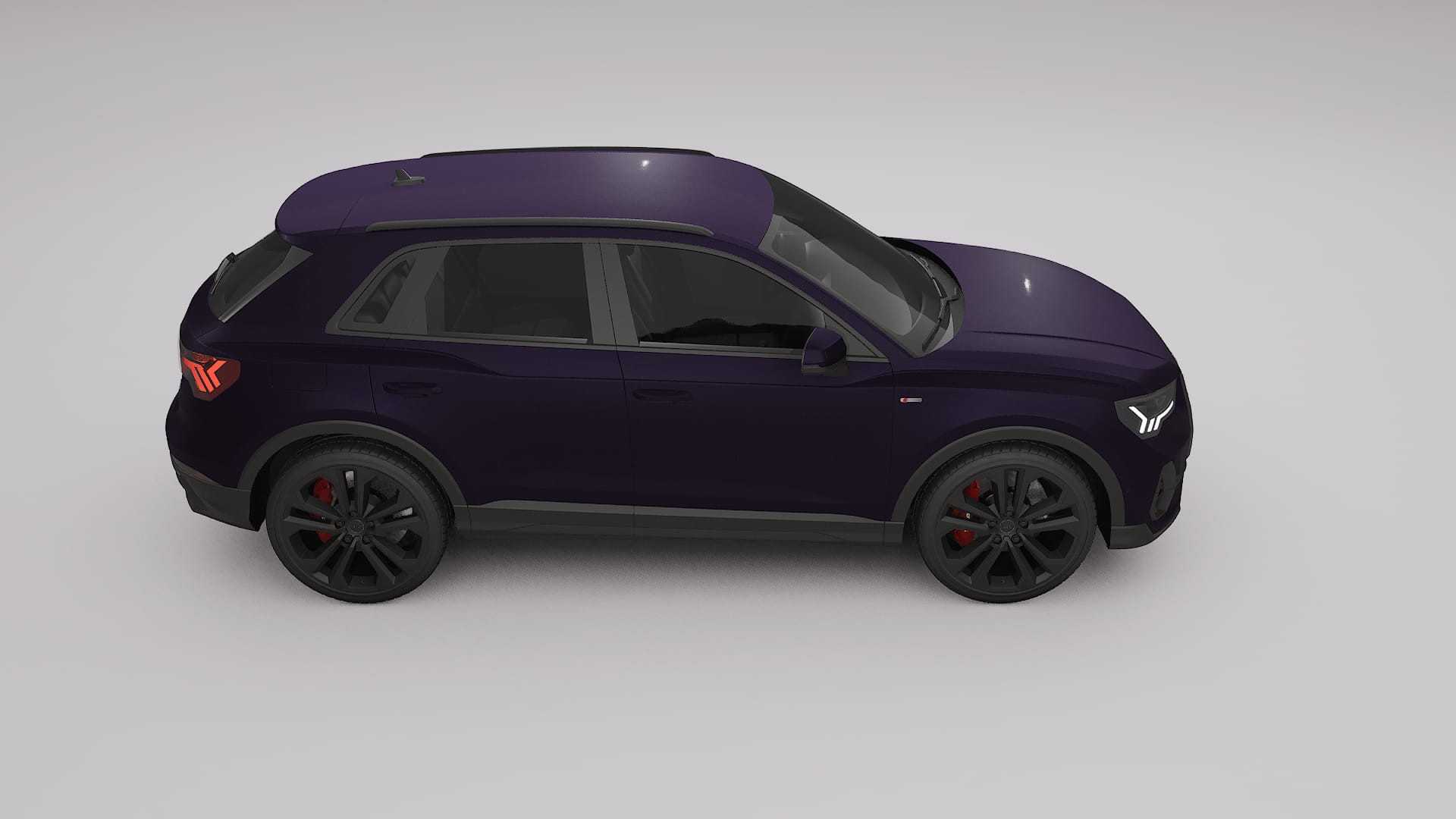 Audi Q3 S Line F3 Film de Protecție pentru Vopsea TPU | VIOLET PPF cu Schimbare de Culoare – Kit Complet Predecupat