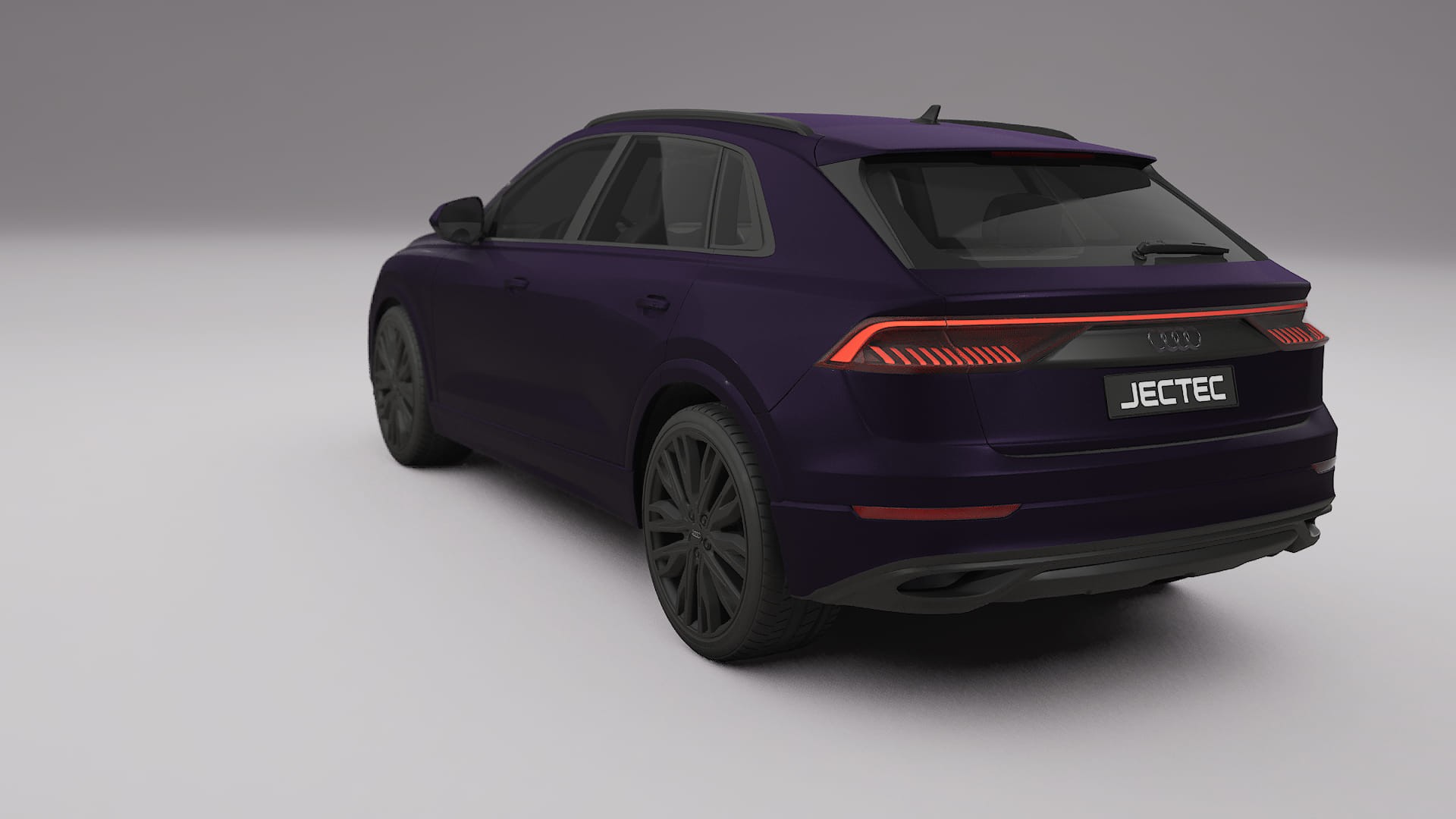 Audi Q8 F1 prefacelift pre LCI Film de Protecție pentru Vopsea TPU | VIOLET PPF cu Schimbare de Culoare – Kit Complet Predecu