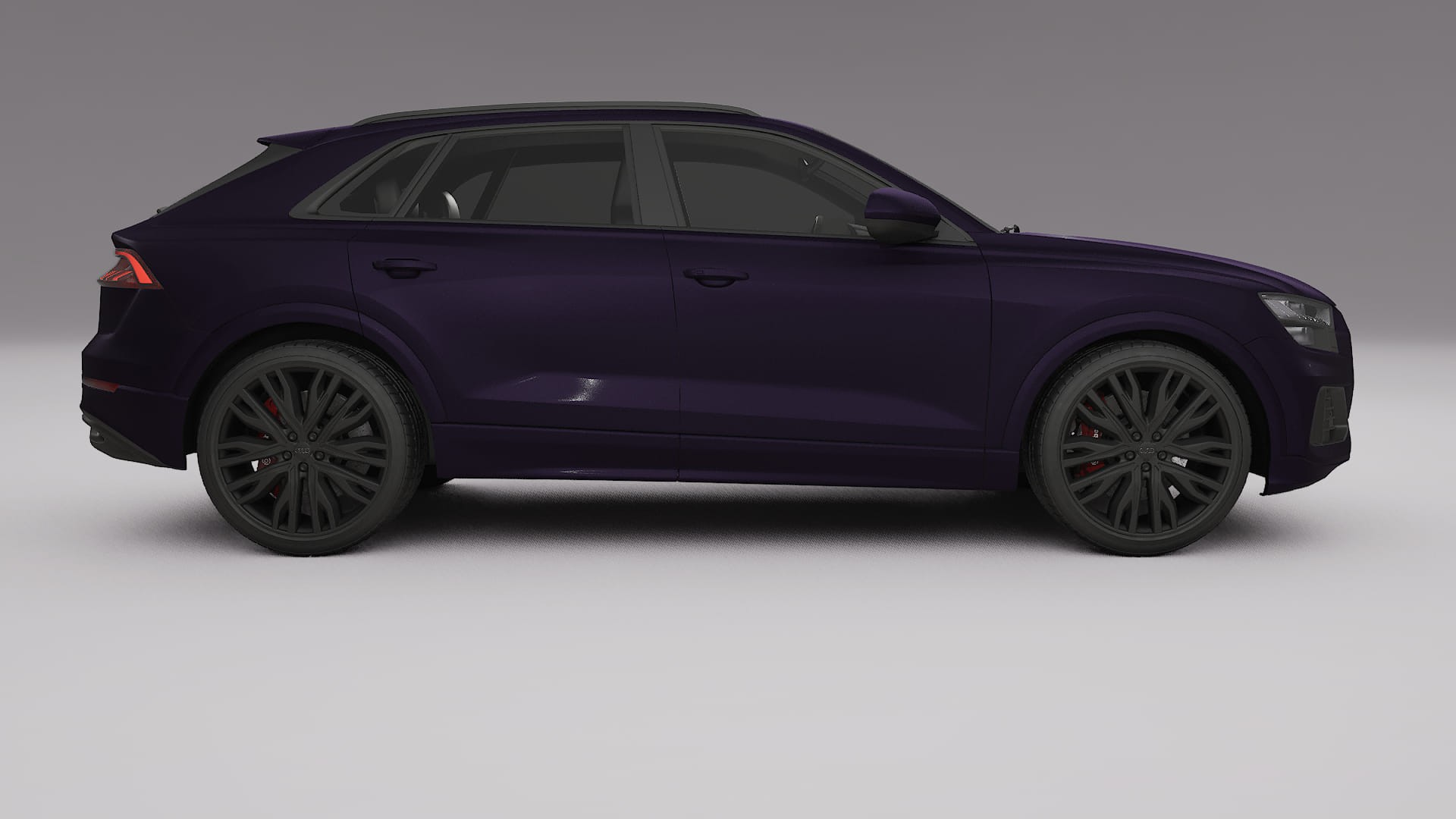 Audi Q8 F1 prefacelift pre LCI Film de Protecție pentru Vopsea TPU | VIOLET PPF cu Schimbare de Culoare – Kit Complet Predecu