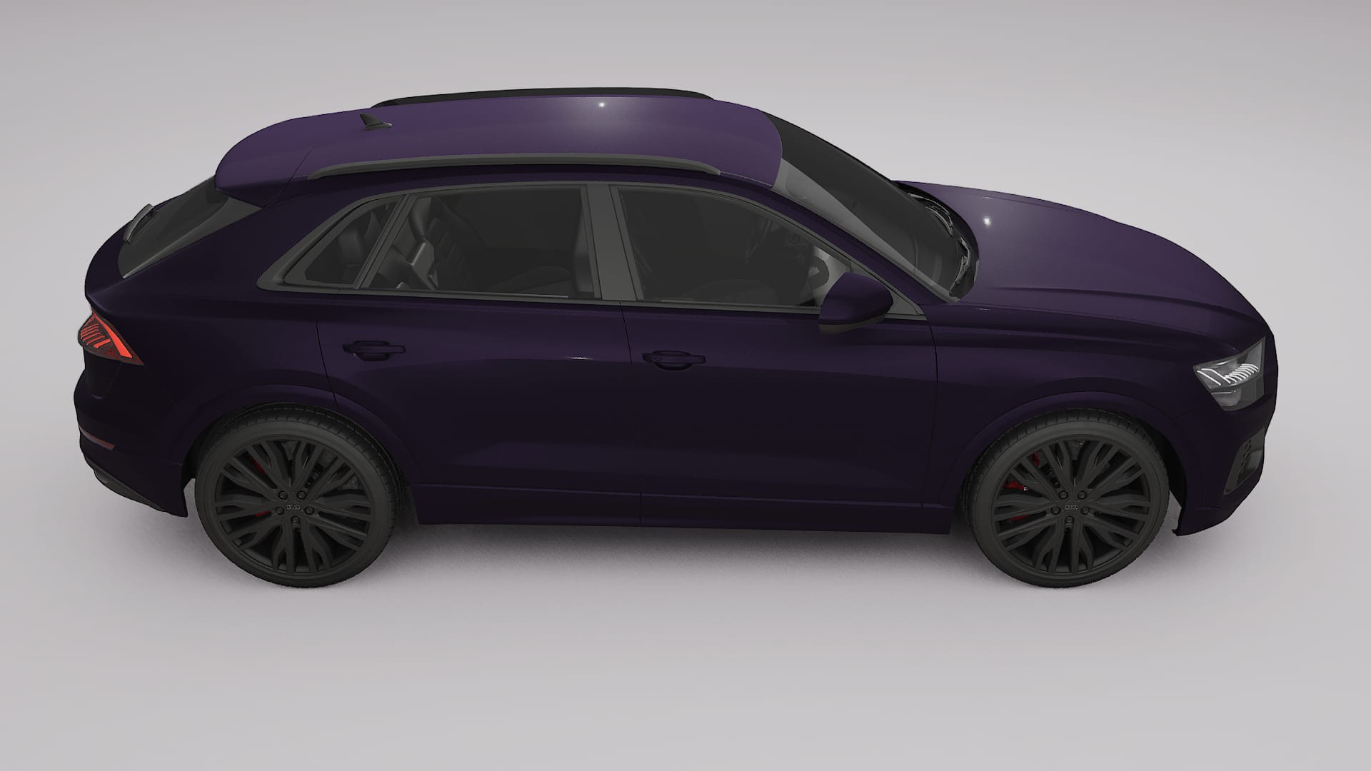 Audi Q8 F1 prefacelift pre LCI Film de Protecție pentru Vopsea TPU | VIOLET PPF cu Schimbare de Culoare – Kit Complet Predecu