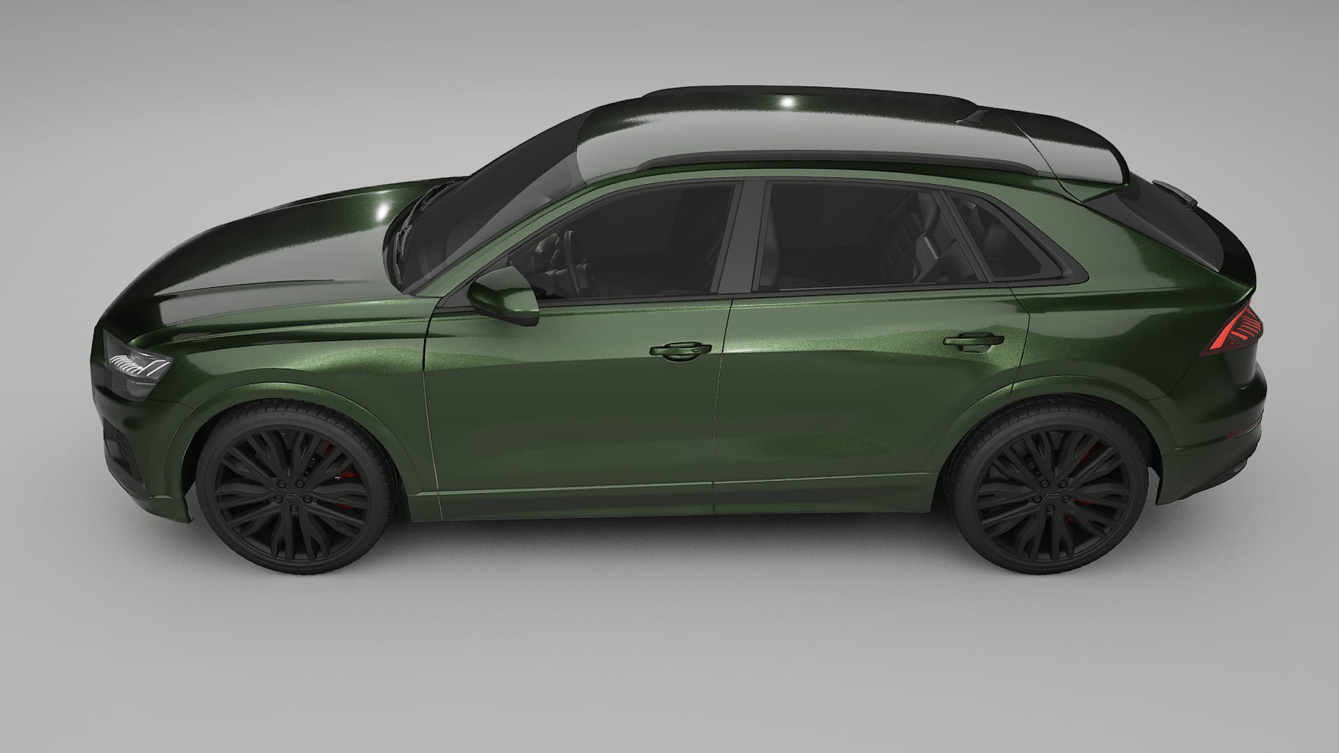 Audi Q8 F1 prefacelift pre LCI Film de Protecție pentru Vopsea TPU | LAGOON PPF cu Schimbare de Culoare – Kit Complet Predecu