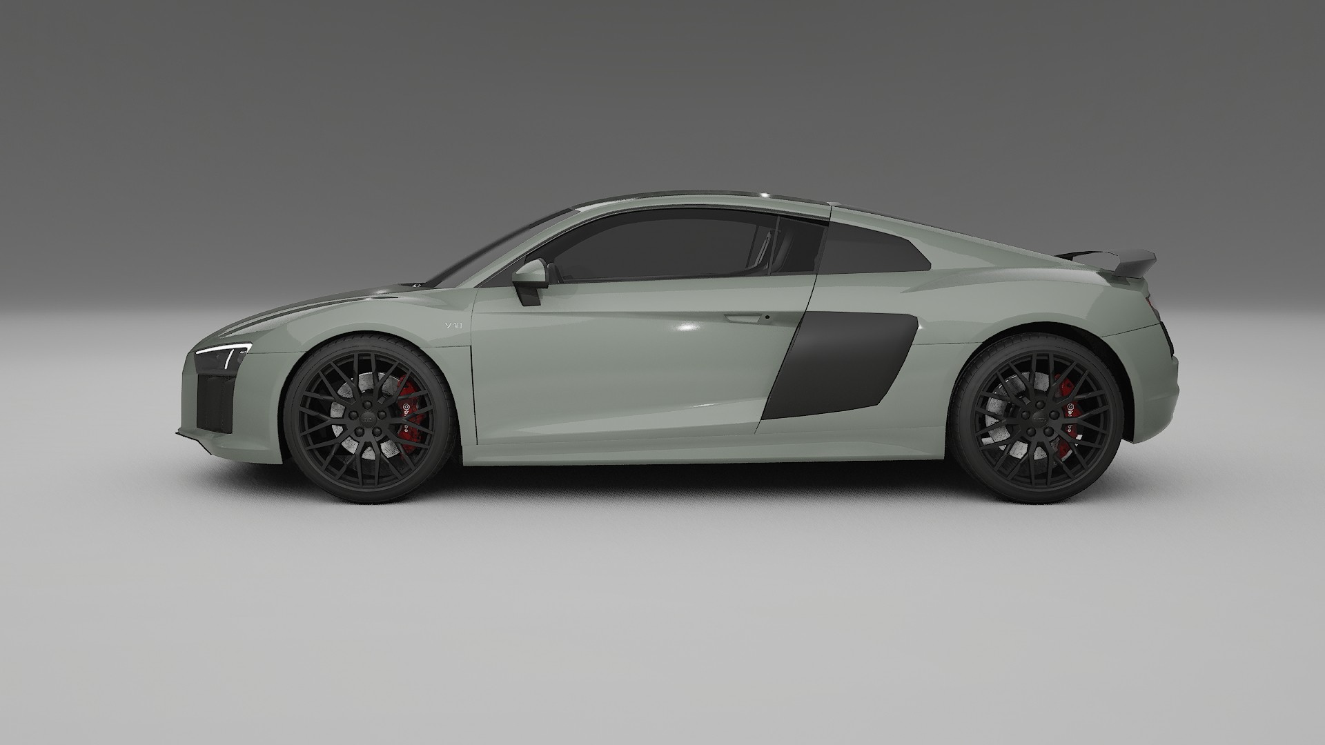 Audi R8 typ 4S prefacelift pre LCI Film de Protecție pentru Vopsea TPU | SLATE PPF cu Schimbare de Culoare – Kit Complet Pred
