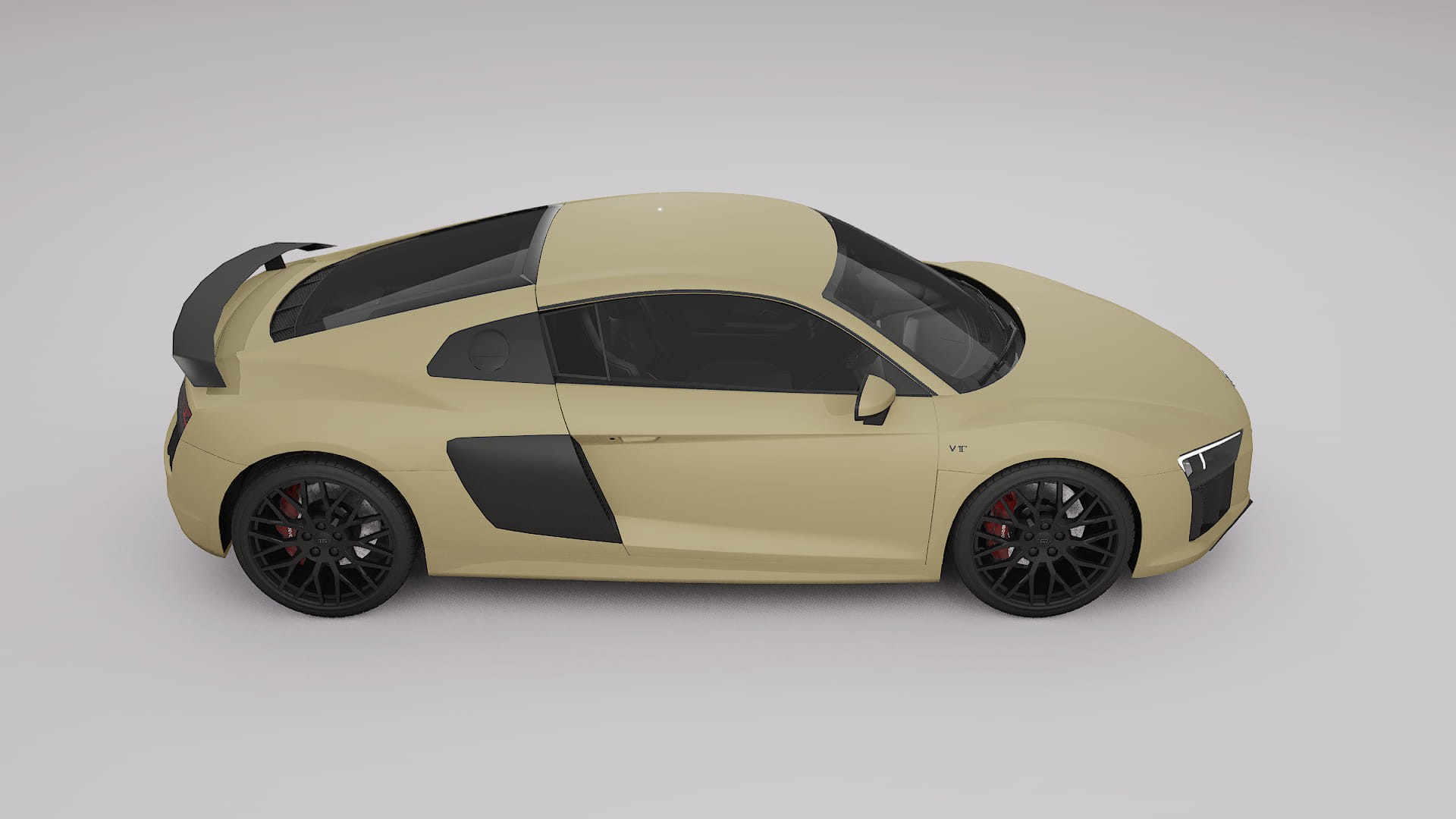 Audi R8 typ 4S prefacelift pre LCI Film de Protecție pentru Vopsea TPU | SAND PPF cu Schimbare de Culoare – Kit Complet Prede