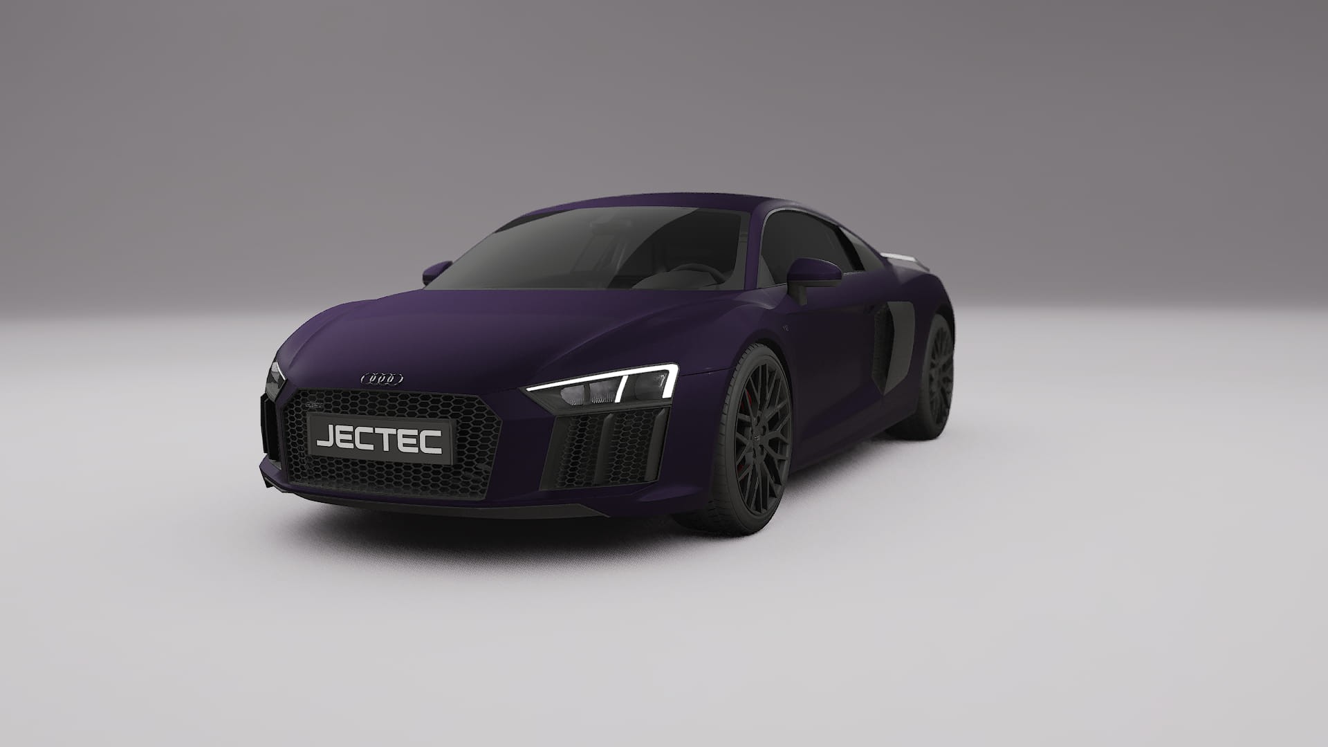 Audi R8 typ 4S prefacelift pre LCI Film de Protecție pentru Vopsea TPU | VIOLET PPF cu Schimbare de Culoare – Kit Complet Pre