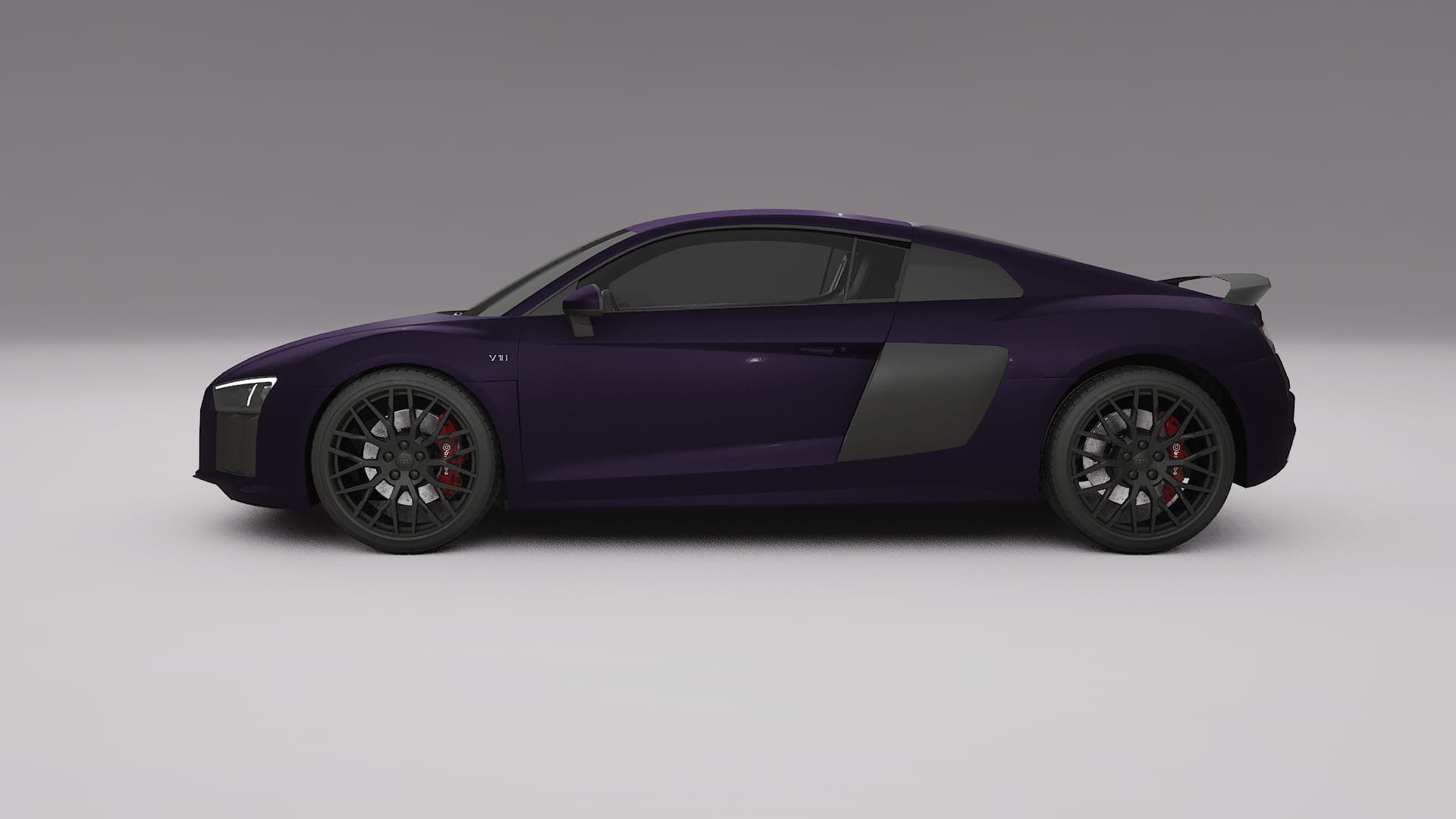Audi R8 typ 4S prefacelift pre LCI Film de Protecție pentru Vopsea TPU | VIOLET PPF cu Schimbare de Culoare – Kit Complet Pre