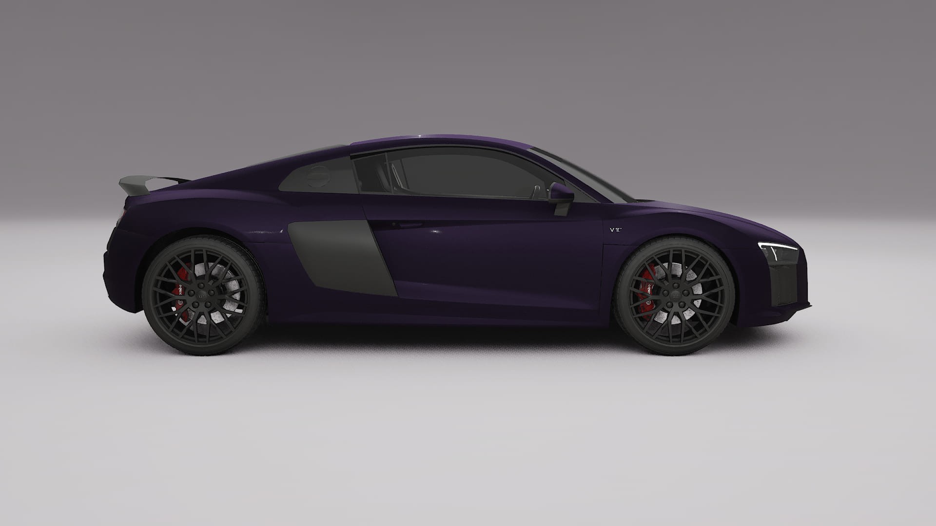Audi R8 typ 4S prefacelift pre LCI Film de Protecție pentru Vopsea TPU | VIOLET PPF cu Schimbare de Culoare – Kit Complet Pre