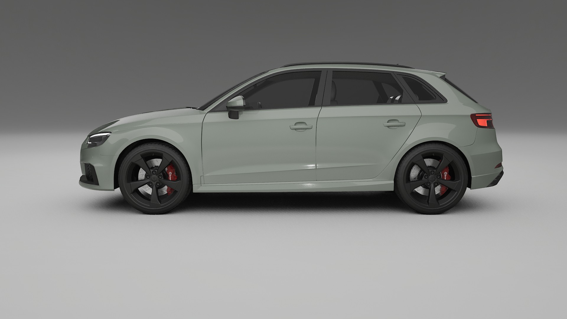 Audi RS3 Sportback 8V facelift LCI Film de Protecție pentru Vopsea TPU | SLATE PPF cu Schimbare de Culoare – Kit Complet Pred