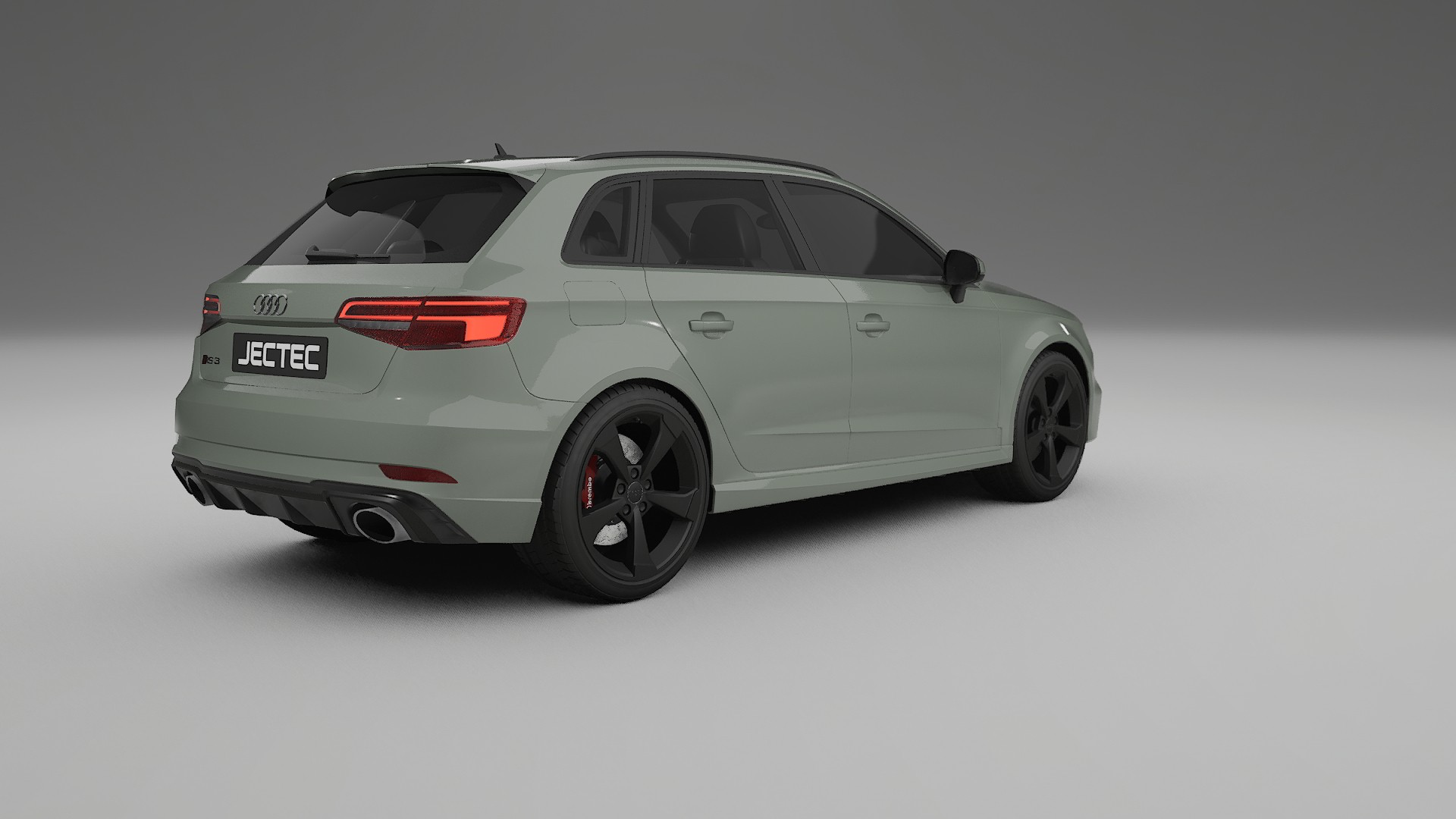 Audi RS3 Sportback 8V facelift LCI Film de Protecție pentru Vopsea TPU | SLATE PPF cu Schimbare de Culoare – Kit Complet Pred