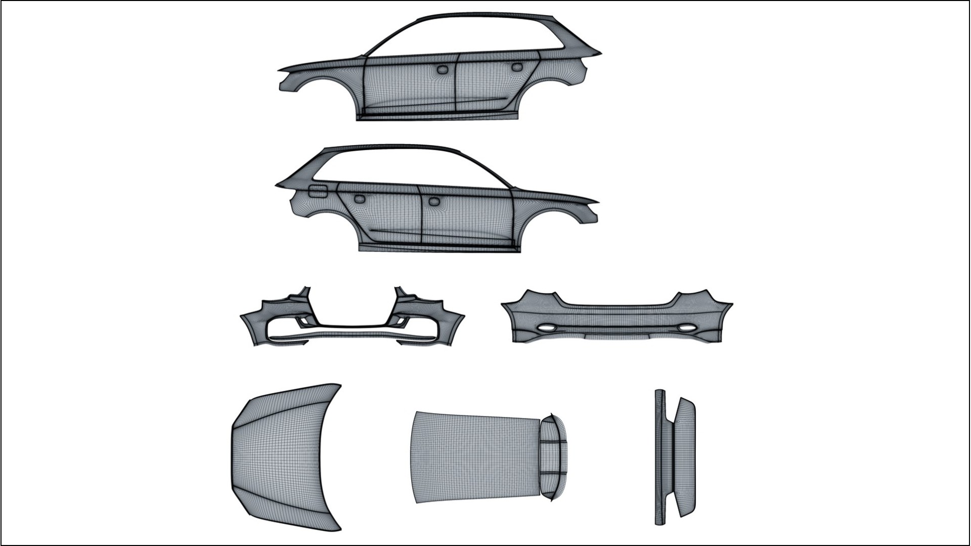 Audi RS3 Sportback 8V facelift LCI Film de Protecție pentru Vopsea TPU | ROCKET PPF cu Schimbare de Culoare – Kit Complet Pre