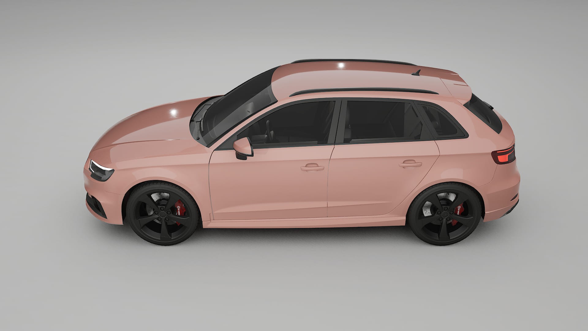 Audi RS3 Sportback 8V facelift LCI Film de Protecție pentru Vopsea TPU | BLUSH PPF cu Schimbare de Culoare – Kit Complet Pred