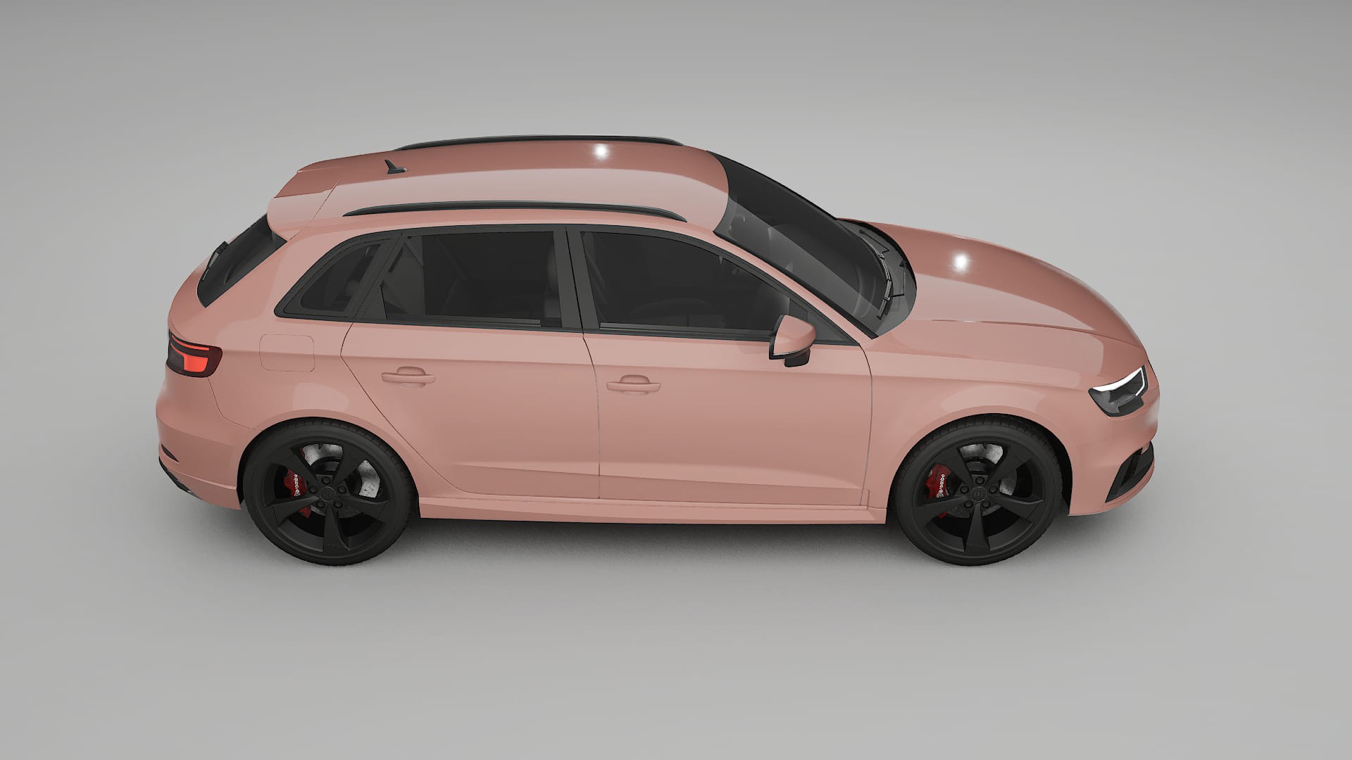 Audi RS3 Sportback 8V facelift LCI Film de Protecție pentru Vopsea TPU | BLUSH PPF cu Schimbare de Culoare – Kit Complet Pred