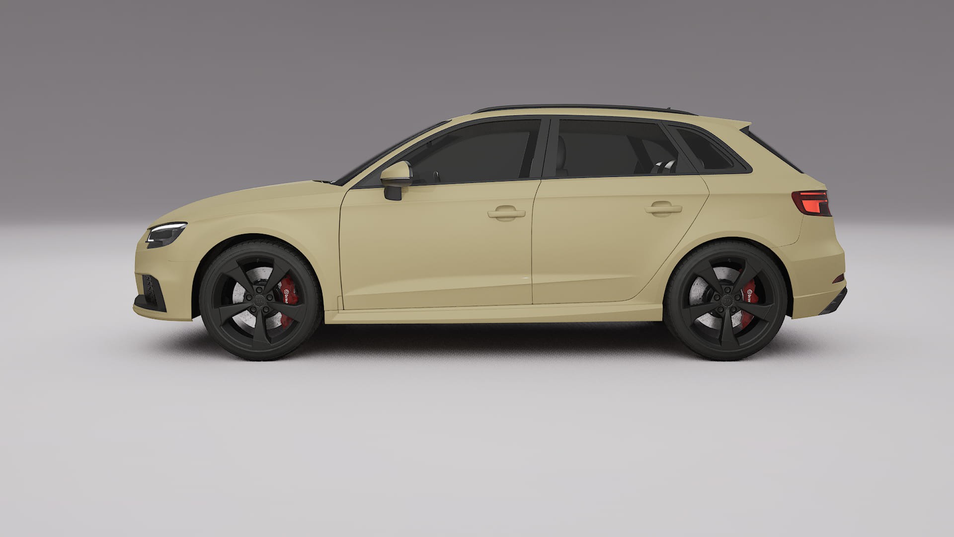 Audi RS3 Sportback 8V facelift LCI Film de Protecție pentru Vopsea TPU | SAND PPF cu Schimbare de Culoare – Kit Complet Prede