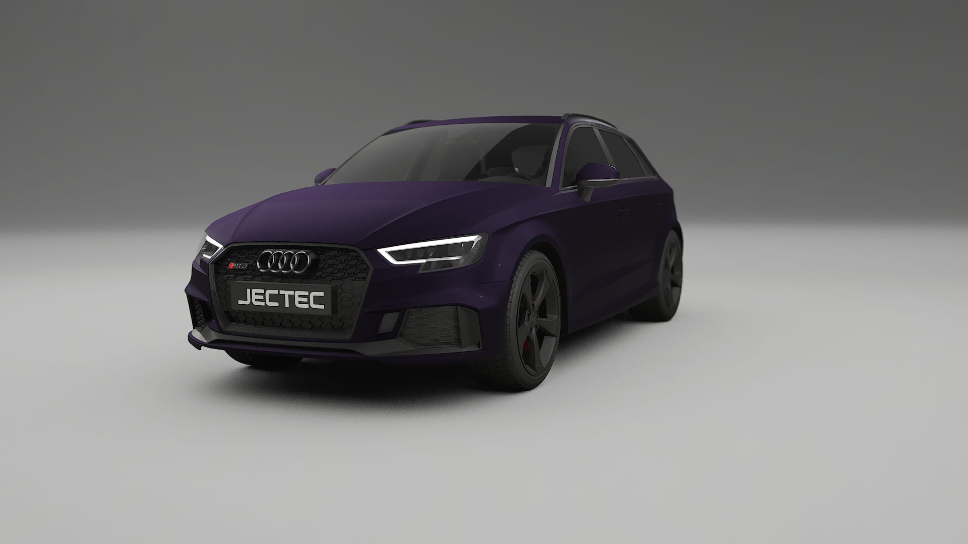 Audi RS3 Sportback 8V facelift LCI Film de Protecție pentru Vopsea TPU | VIOLET PPF cu Schimbare de Culoare – Kit Complet Pre
