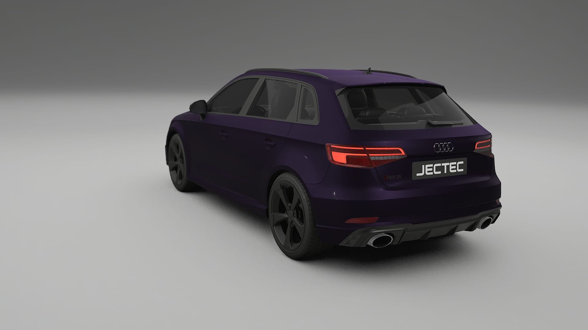 Audi RS3 Sportback 8V facelift LCI Film de Protecție pentru Vopsea TPU | VIOLET PPF cu Schimbare de Culoare – Kit Complet Pre