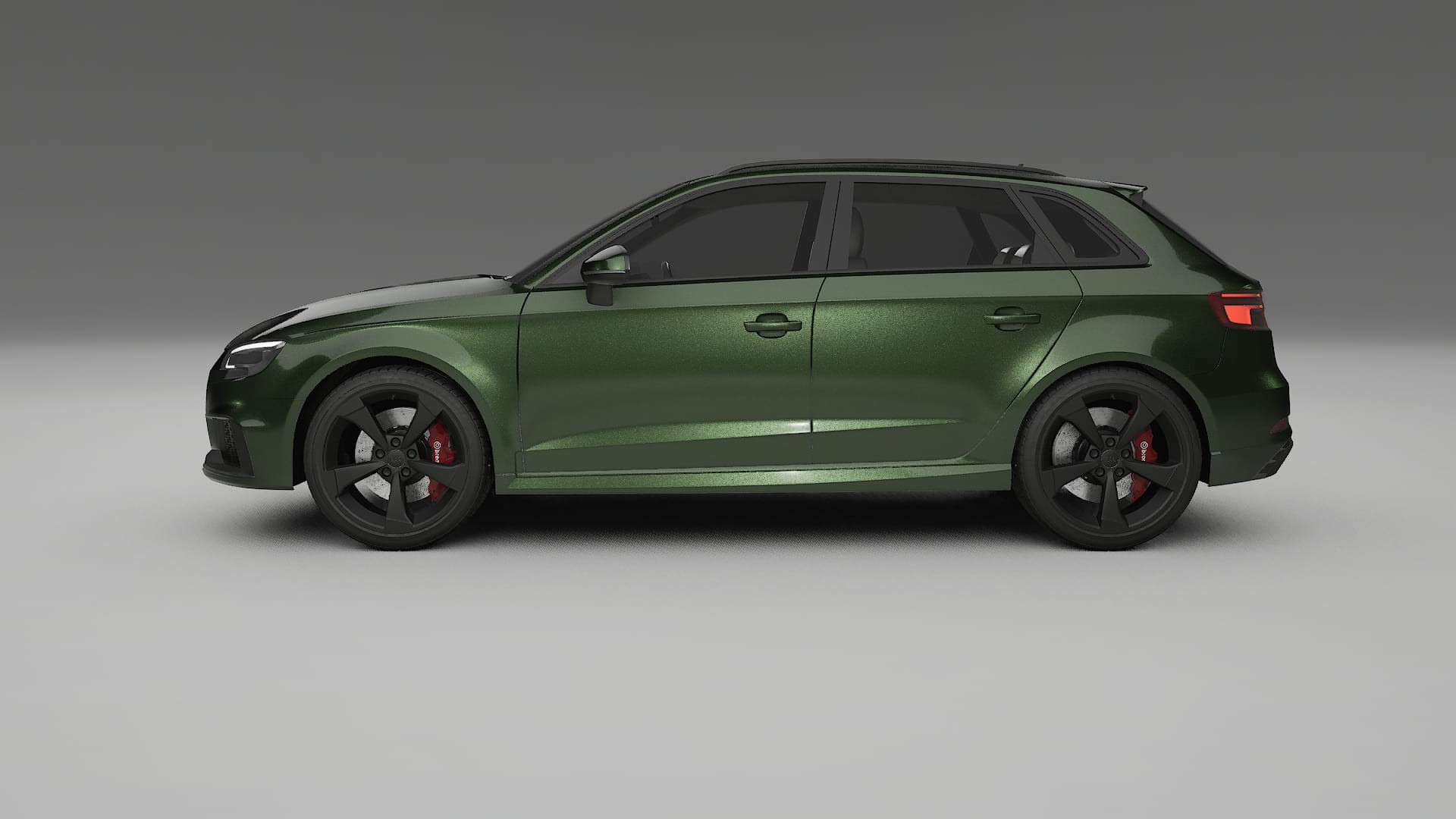 Audi RS3 Sportback 8V facelift LCI Film de Protecție pentru Vopsea TPU | LAGOON PPF cu Schimbare de Culoare – Kit Complet Pre