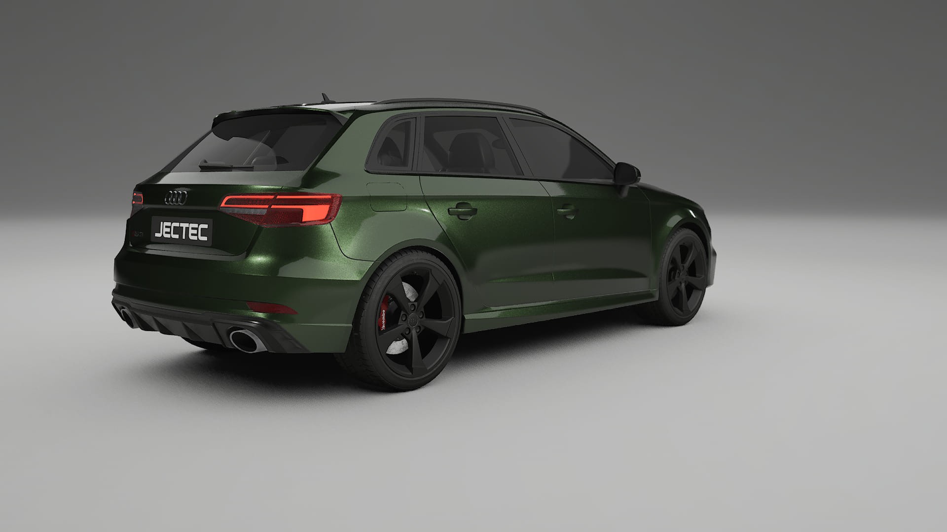 Audi RS3 Sportback 8V facelift LCI Film de Protecție pentru Vopsea TPU | LAGOON PPF cu Schimbare de Culoare – Kit Complet Pre