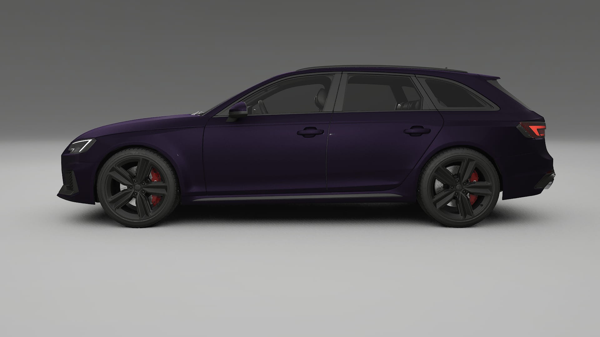Audi RS4 Avant B9 prefacelift pre LCI Film de Protecție pentru Vopsea TPU | VIOLET PPF cu Schimbare de Culoare – Kit Complet 