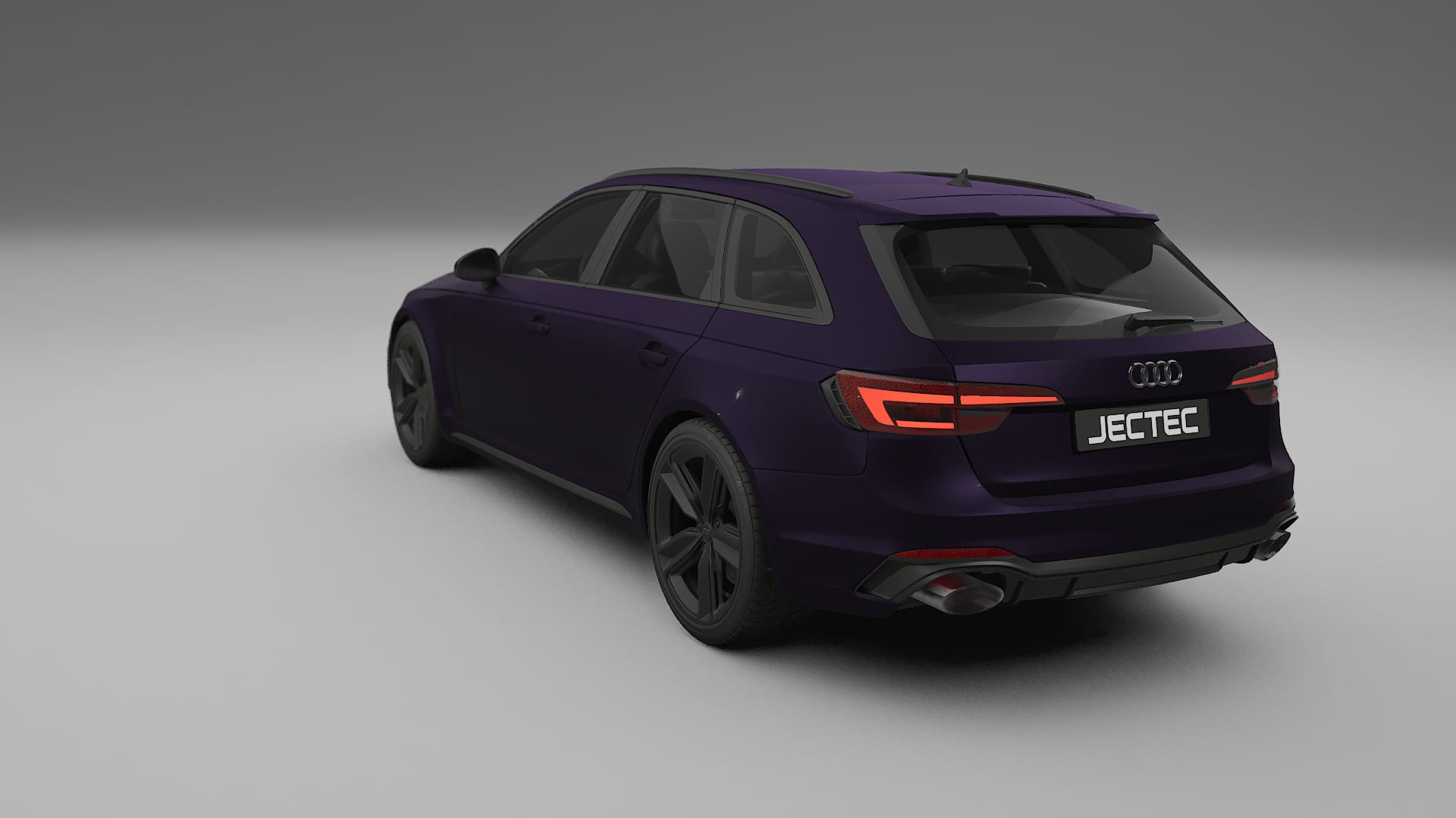 Audi RS4 Avant B9 prefacelift pre LCI Film de Protecție pentru Vopsea TPU | VIOLET PPF cu Schimbare de Culoare – Kit Complet 