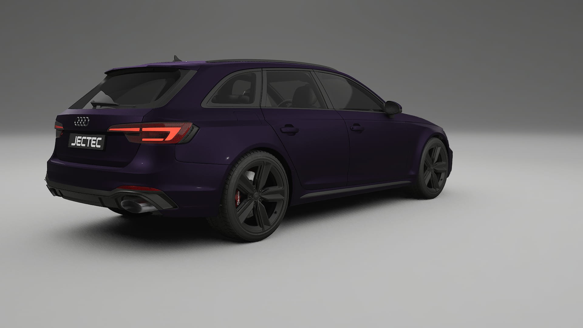 Audi RS4 Avant B9 prefacelift pre LCI Film de Protecție pentru Vopsea TPU | VIOLET PPF cu Schimbare de Culoare – Kit Complet 