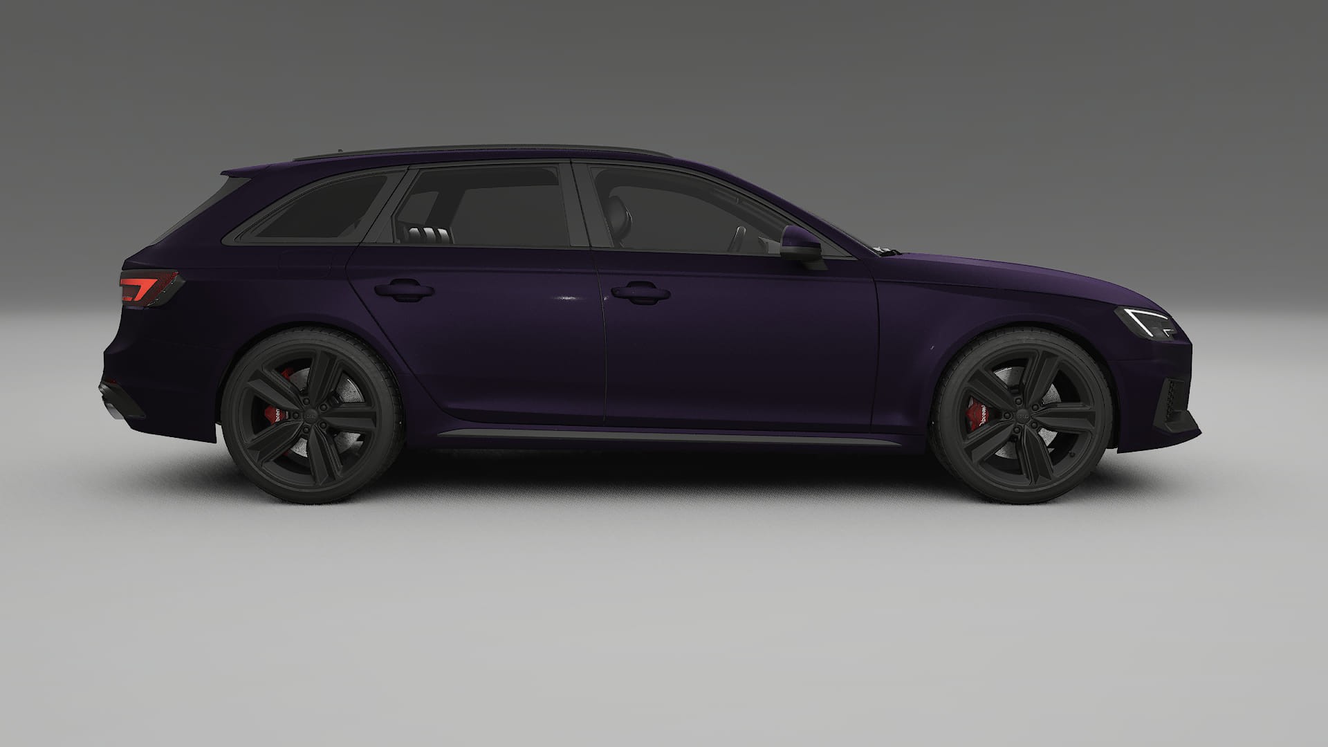 Audi RS4 Avant B9 prefacelift pre LCI Film de Protecție pentru Vopsea TPU | VIOLET PPF cu Schimbare de Culoare – Kit Complet 