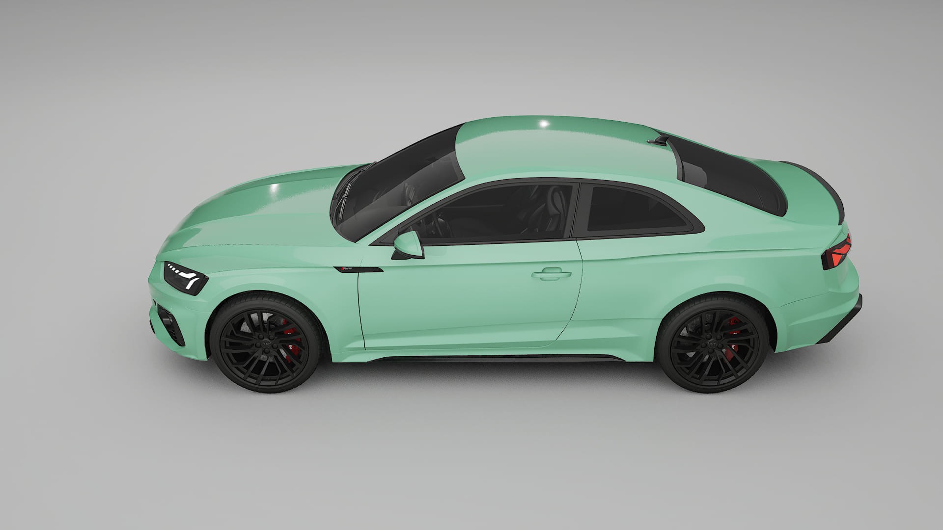 Audi RS5 Coupe B9 facelift pre LCI Film de Protecție pentru Vopsea TPU | DUSTY PPF cu Schimbare de Culoare – Kit Complet Pred