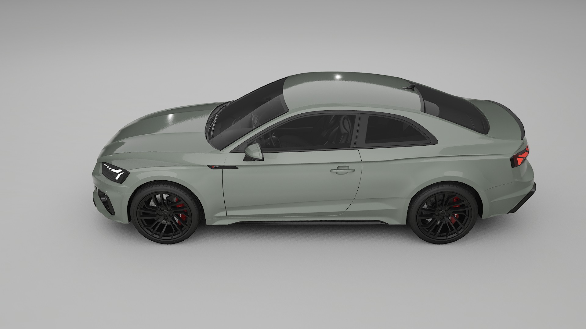 Audi RS5 Coupe B9 facelift pre LCI Film de Protecție pentru Vopsea TPU | SLATE PPF cu Schimbare de Culoare – Kit Complet Pred