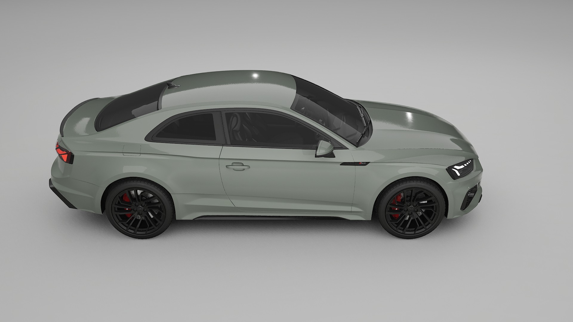 Audi RS5 Coupe B9 facelift pre LCI Film de Protecție pentru Vopsea TPU | SLATE PPF cu Schimbare de Culoare – Kit Complet Pred