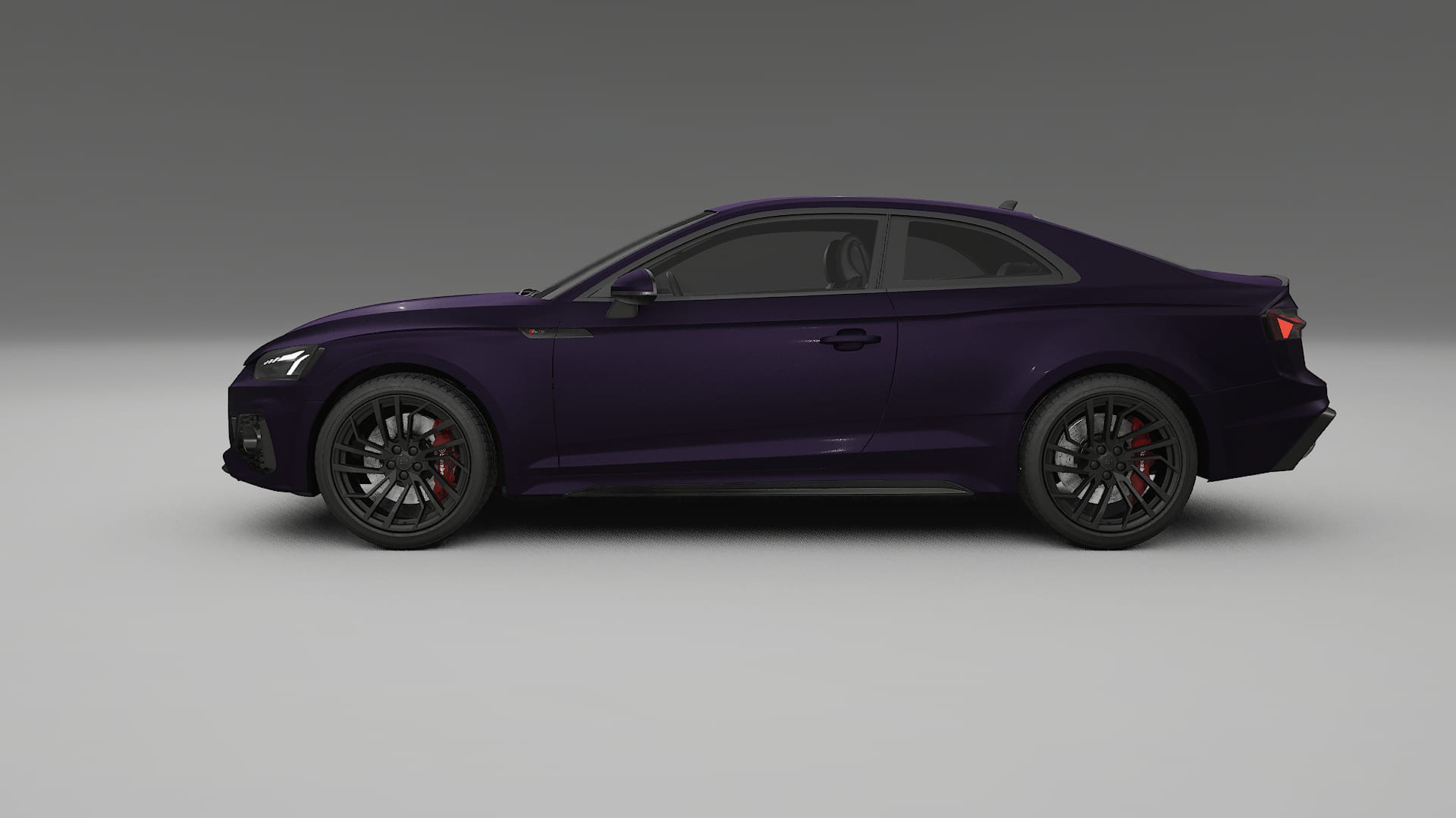 Audi RS5 Coupe B9 facelift pre LCI Film de Protecție pentru Vopsea TPU | VIOLET PPF cu Schimbare de Culoare – Kit Complet Pre