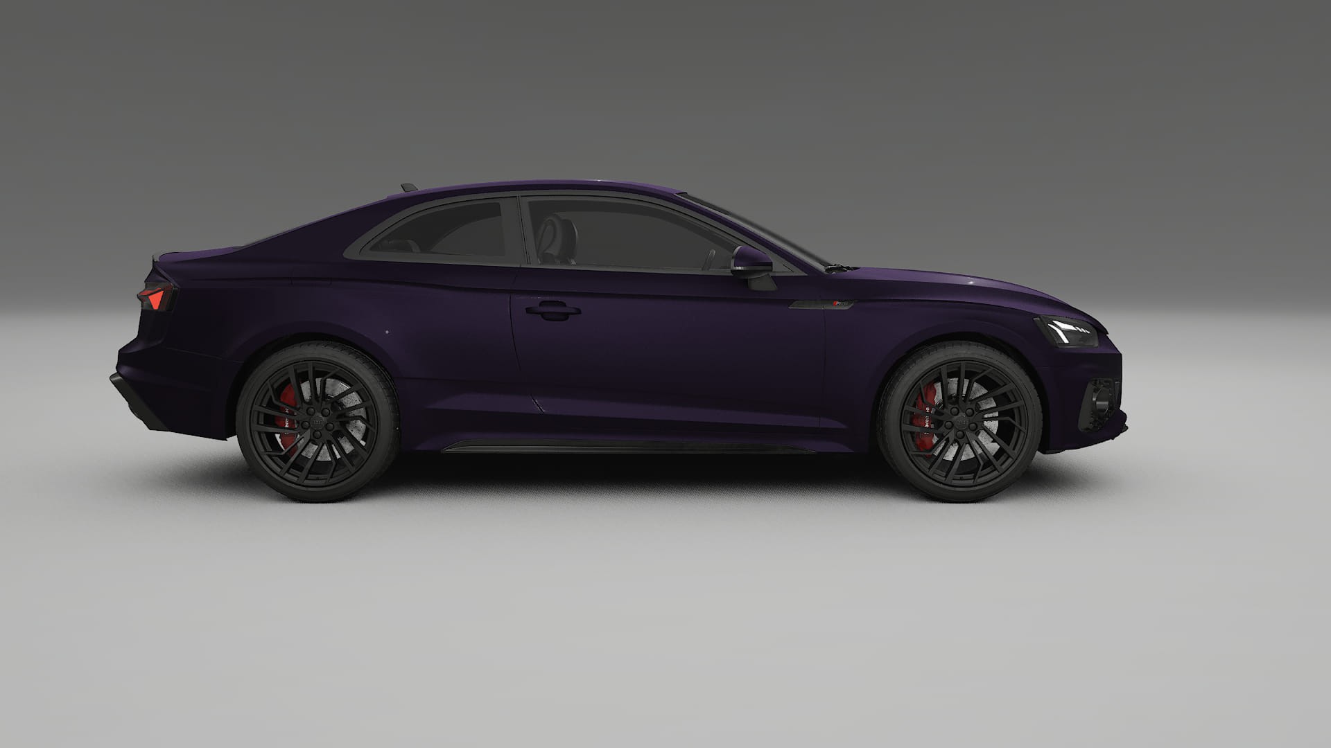 Audi RS5 Coupe B9 facelift pre LCI Film de Protecție pentru Vopsea TPU | VIOLET PPF cu Schimbare de Culoare – Kit Complet Pre