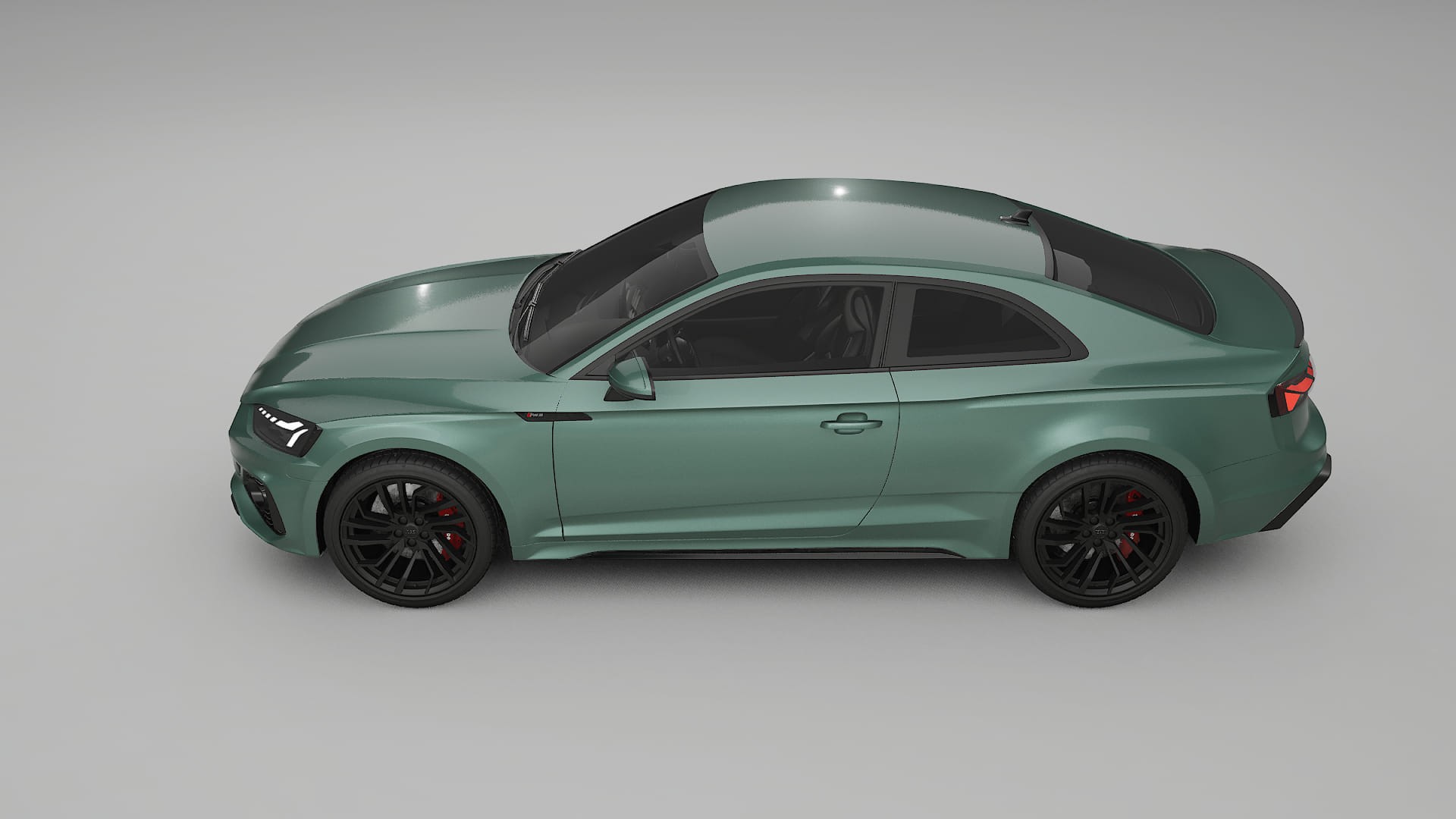 Audi RS5 Coupe B9 facelift pre LCI Film de Protecție pentru Vopsea TPU | EVERGREEN PPF cu Schimbare de Culoare – Kit Complet 