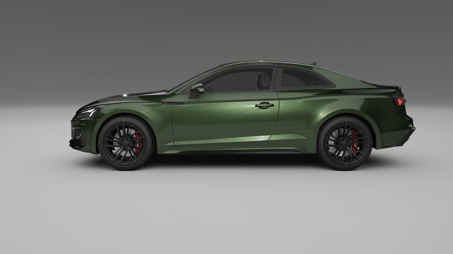 Audi RS5 Coupe B9 facelift pre LCI Film de Protecție pentru Vopsea TPU | LAGOON PPF cu Schimbare de Culoare – Kit Complet Pre