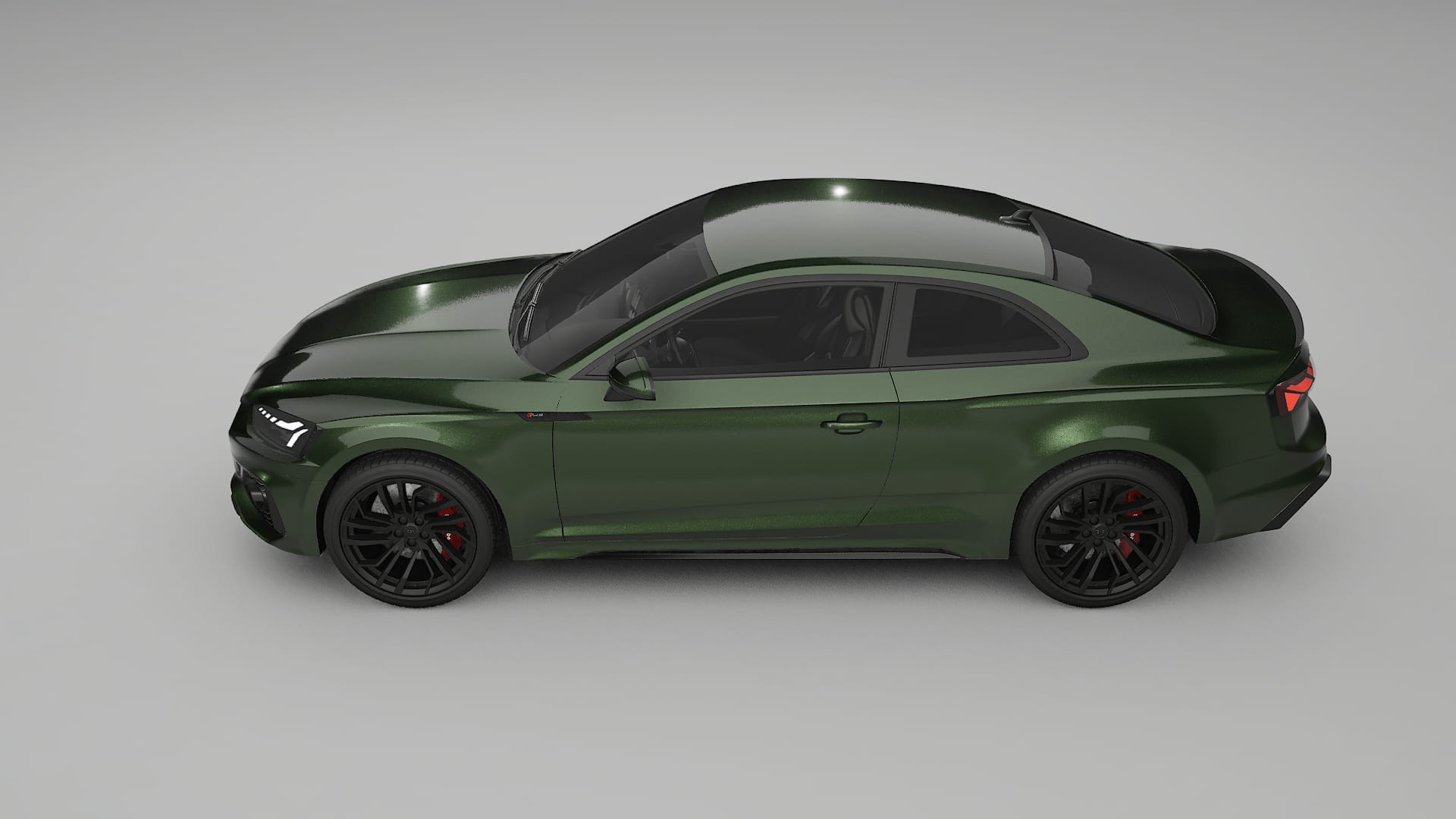 Audi RS5 Coupe B9 facelift pre LCI Film de Protecție pentru Vopsea TPU | LAGOON PPF cu Schimbare de Culoare – Kit Complet Pre