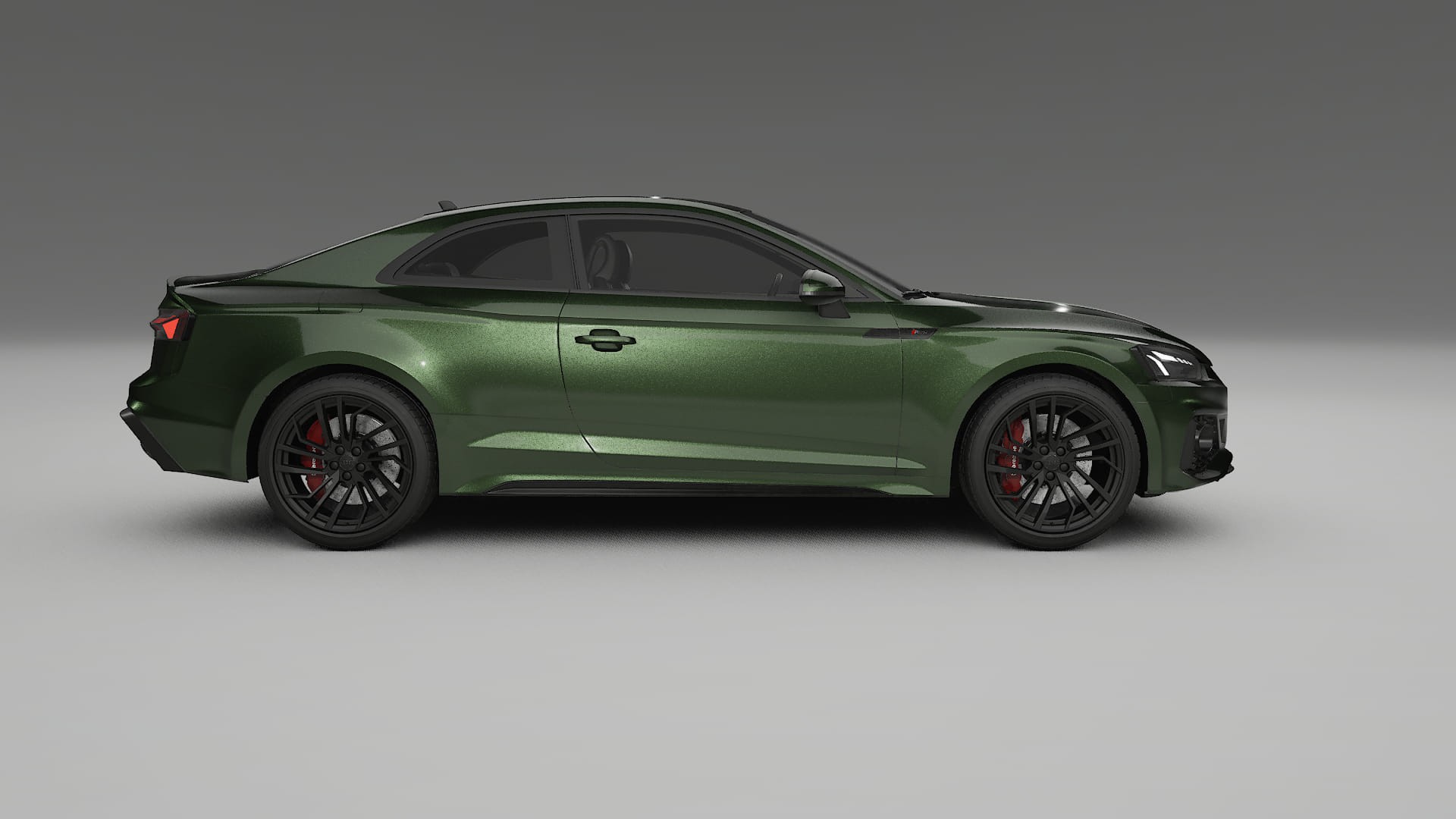 Audi RS5 Coupe B9 facelift pre LCI Film de Protecție pentru Vopsea TPU | LAGOON PPF cu Schimbare de Culoare – Kit Complet Pre