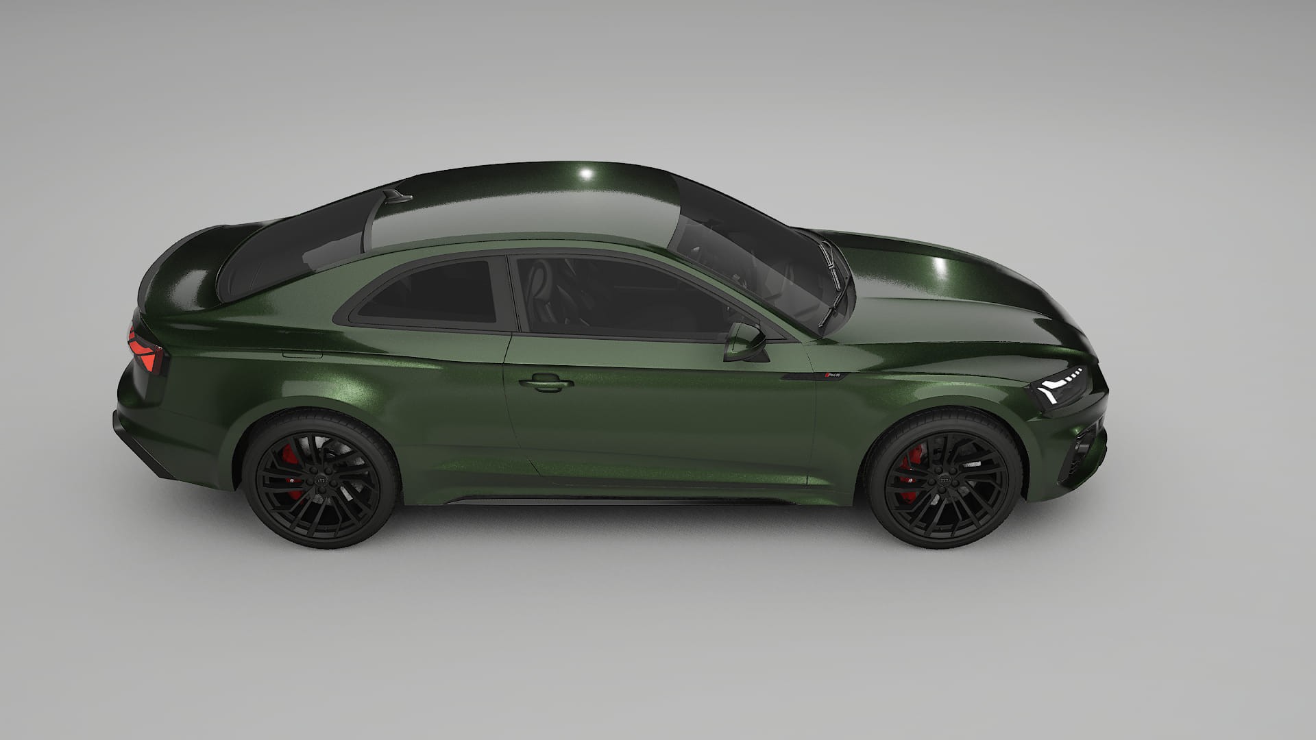 Audi RS5 Coupe B9 facelift pre LCI Film de Protecție pentru Vopsea TPU | LAGOON PPF cu Schimbare de Culoare – Kit Complet Pre