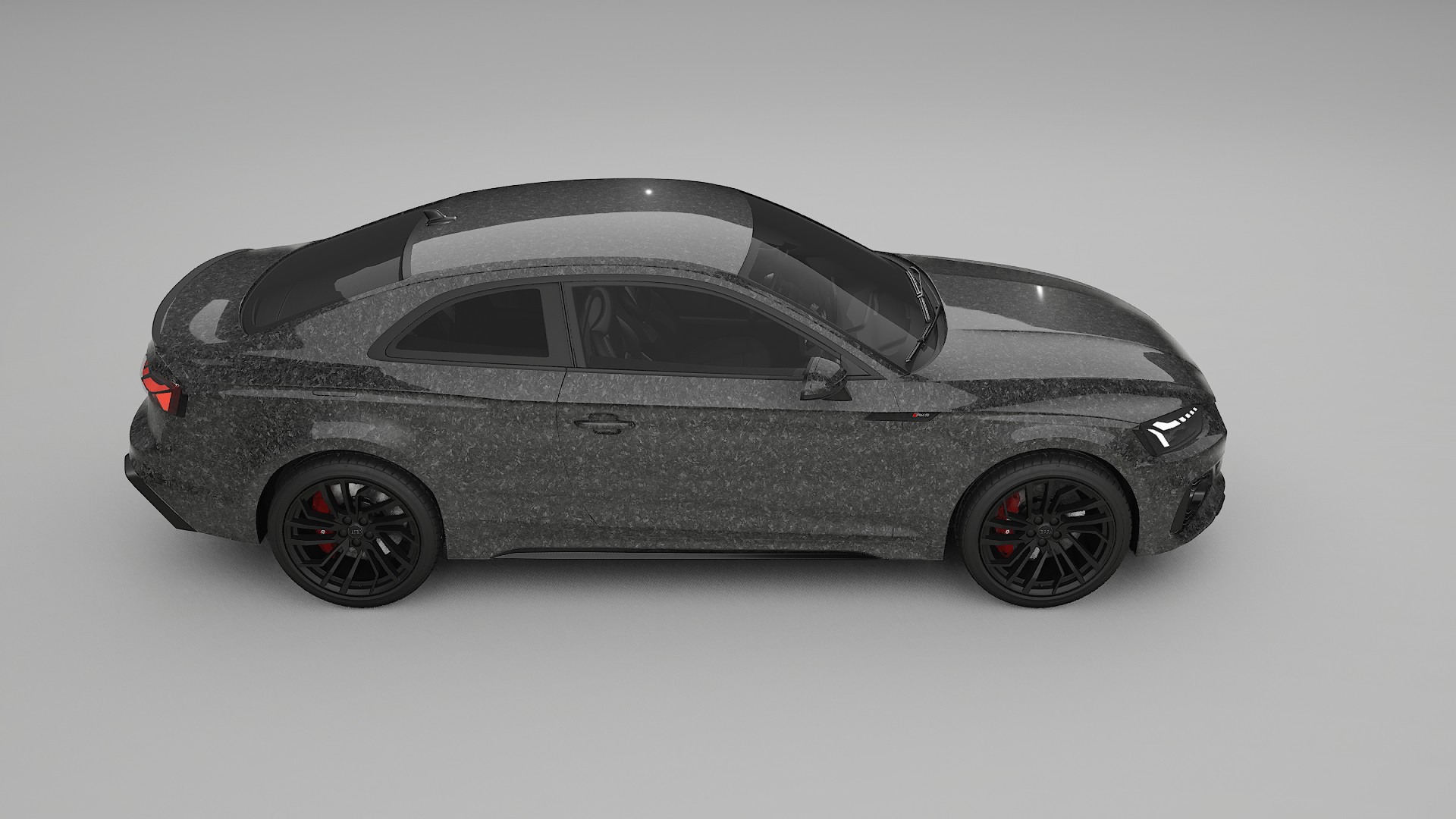 Audi RS5 Coupe B9 facelift pre LCI Film de Protecție pentru Vopsea TPU | FORGED S PPF cu Schimbare de Culoare – Kit Complet P