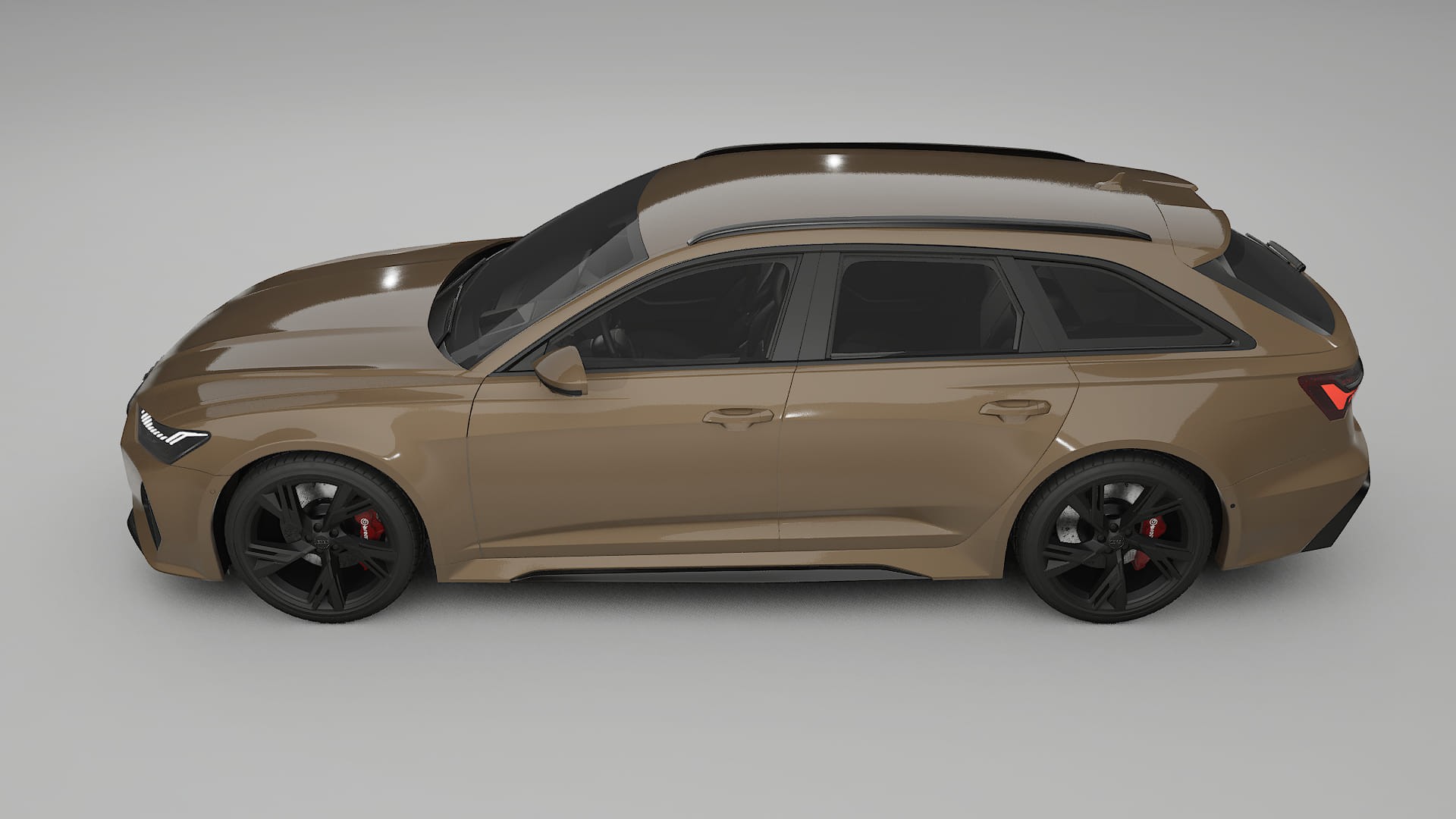 Audi RS6 Avant C8 facelift LCI Film de Protecție pentru Vopsea TPU | SAHARA PPF cu Schimbare de Culoare – Kit Complet Predecu