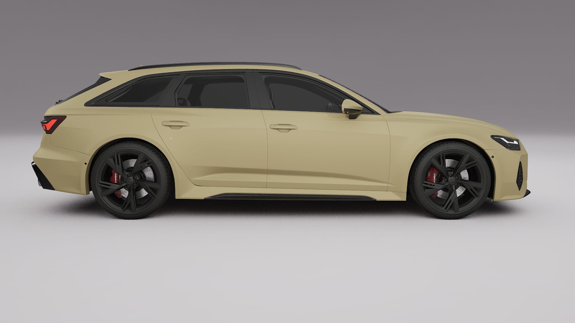 Audi RS6 Avant C8 facelift LCI Film de Protecție pentru Vopsea TPU | SAND PPF cu Schimbare de Culoare – Kit Complet Predecupa