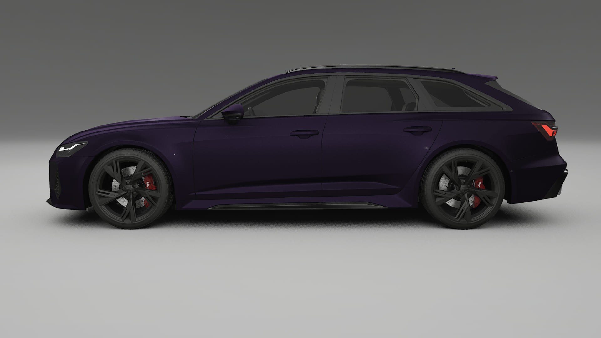Audi RS6 Avant C8 facelift LCI Film de Protecție pentru Vopsea TPU | VIOLET PPF cu Schimbare de Culoare – Kit Complet Predecu
